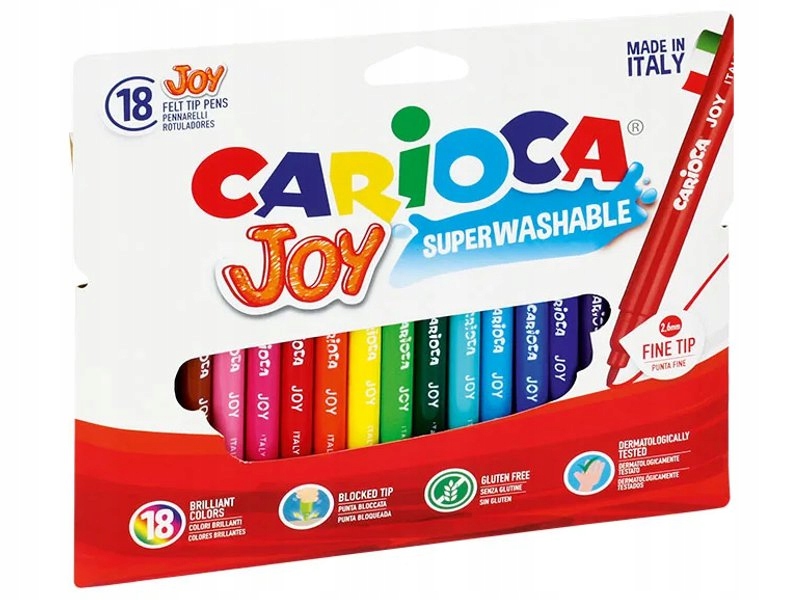 PISAKI MAZAKI CARIOCA JOY ZMYWALNE 18 KOLORÓW