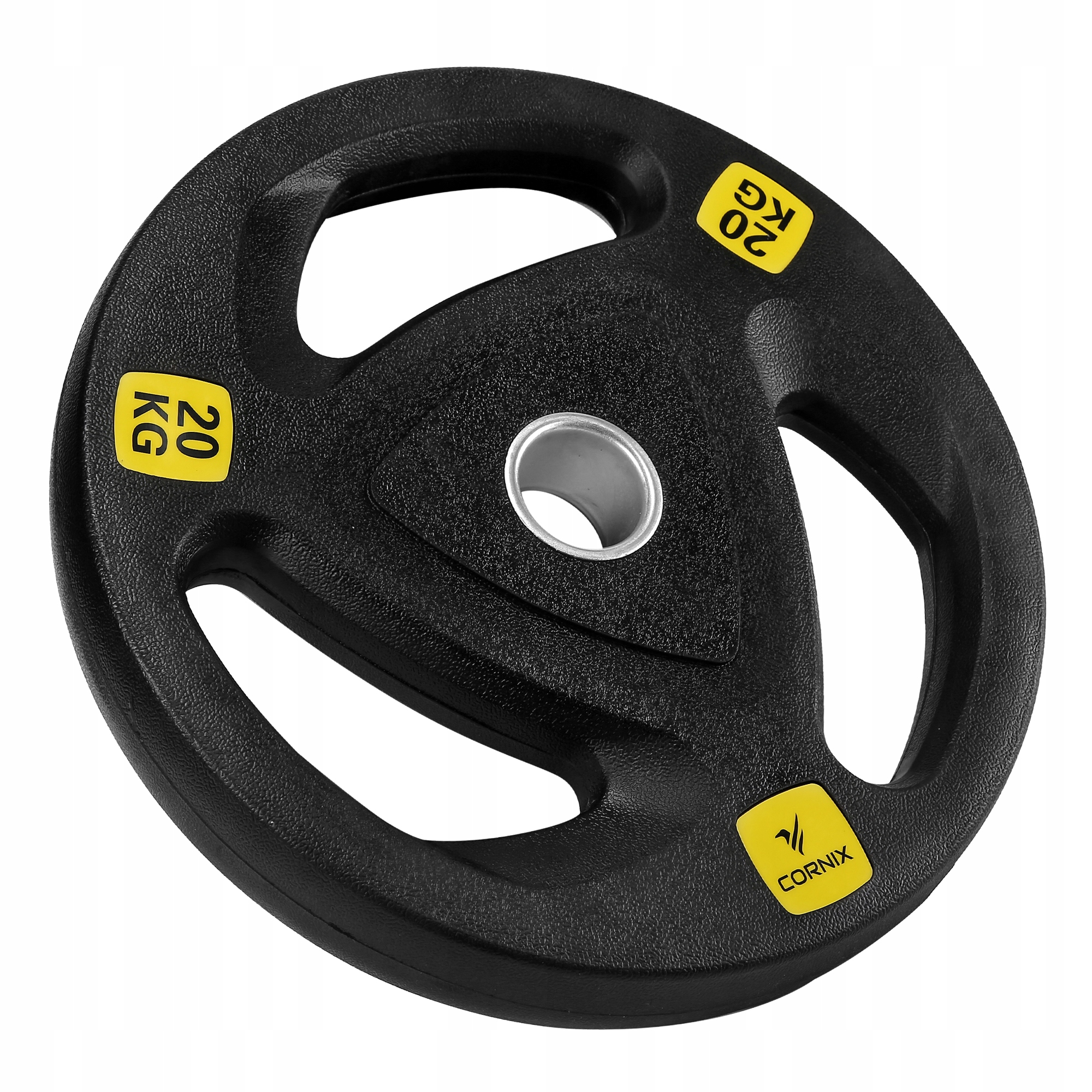 Obciążenie Żeliwne Olimpijskie Cornix 20 Kg Talerz Gumowany 51 MM Uchwyty