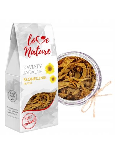 Levně 5 X LoveNature Jedlé Květy Slunečnice Vločky 15 g