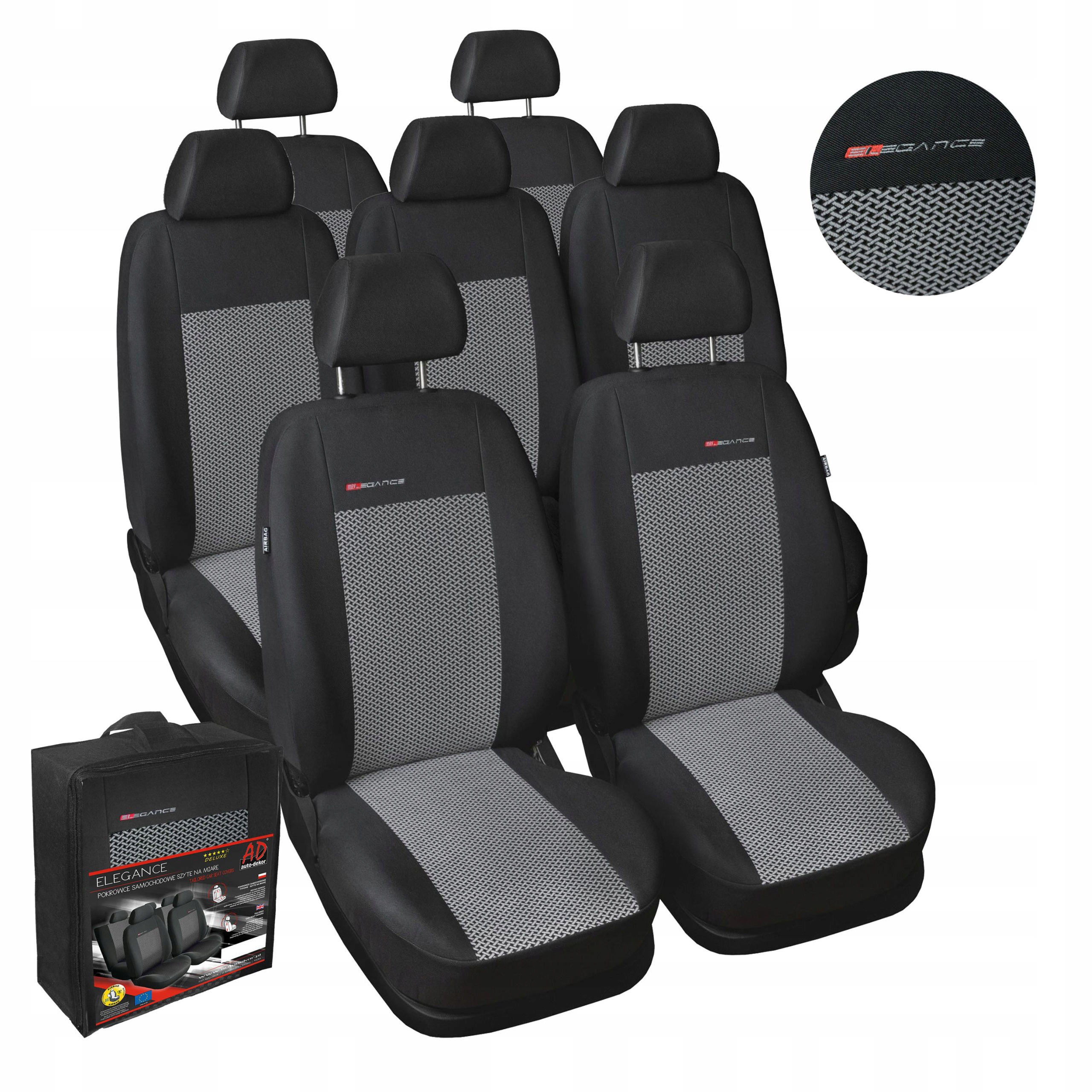 Meracie kryty Auto Dekor pre Dacia Lodgy 7os. 2012-2017, vzor P2