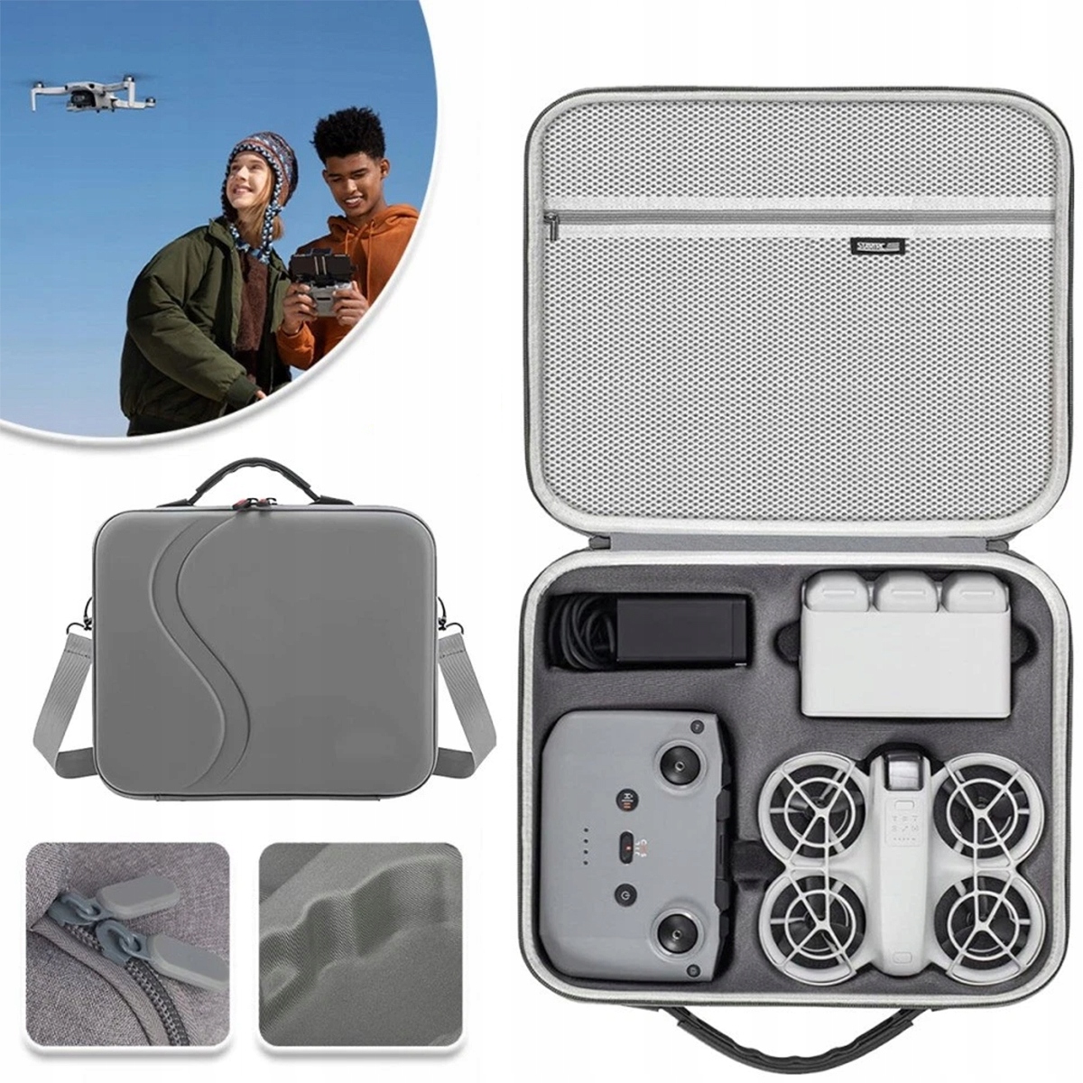 ETUI SZTYWNE PLECAK TORBA DRON FUTERAŁ WALIZKA DO DJI Neo Fly More Combo