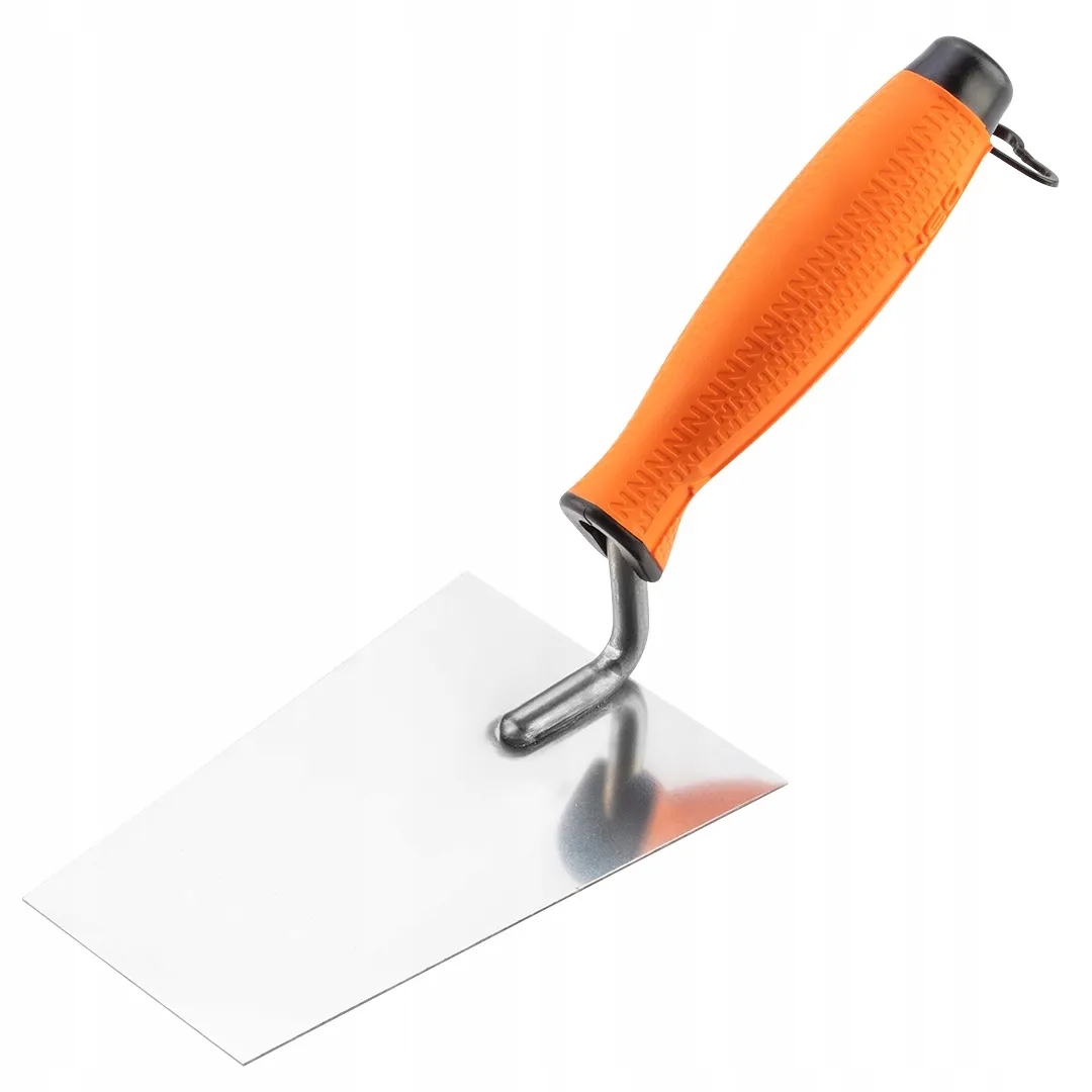 Kielnia sztukatorska trapezowa, 140 mm, uchwyt dwumateriałowy, 50-146