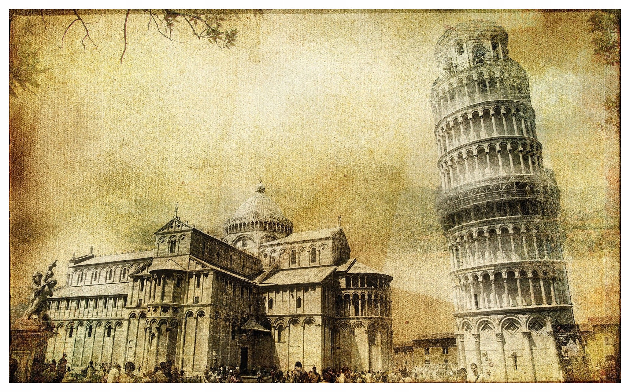 Fototapeta Pisa Itálie retro věž katedrála vinylová 416x254 lepidlo