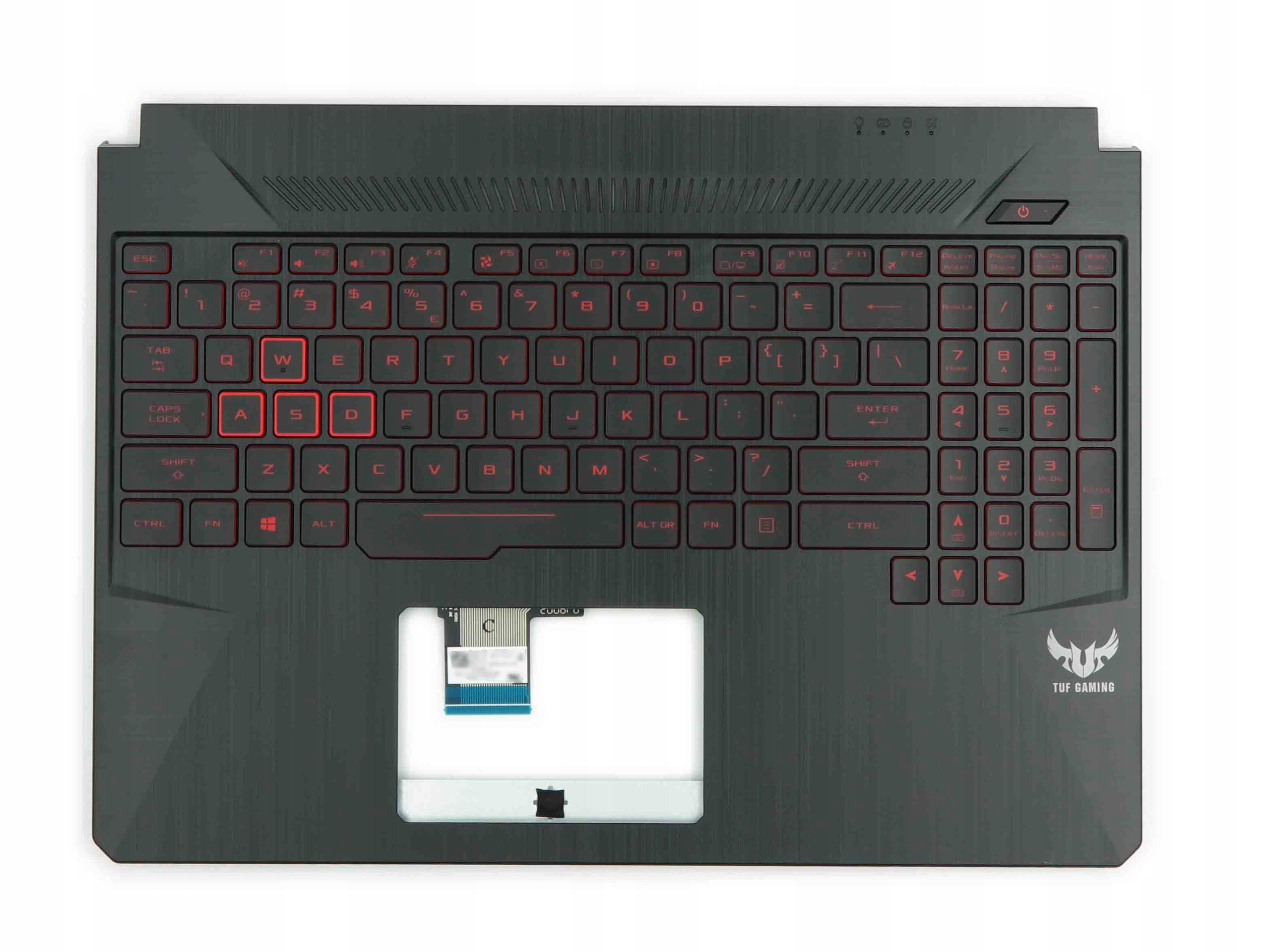Palmrest Klawiatura Asus Tuf Gaming FX505DY Led Nowy Oryginał Obudowa