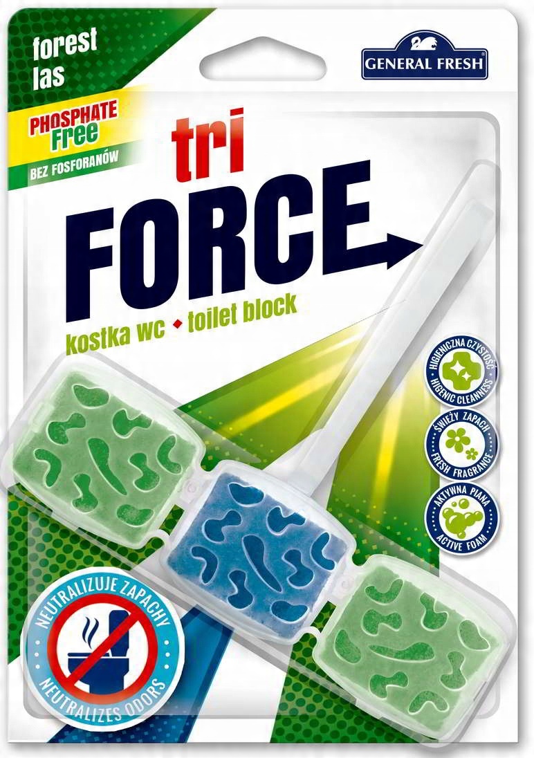 

General Fresh Tri Force Kostka Wc 45g Leśny