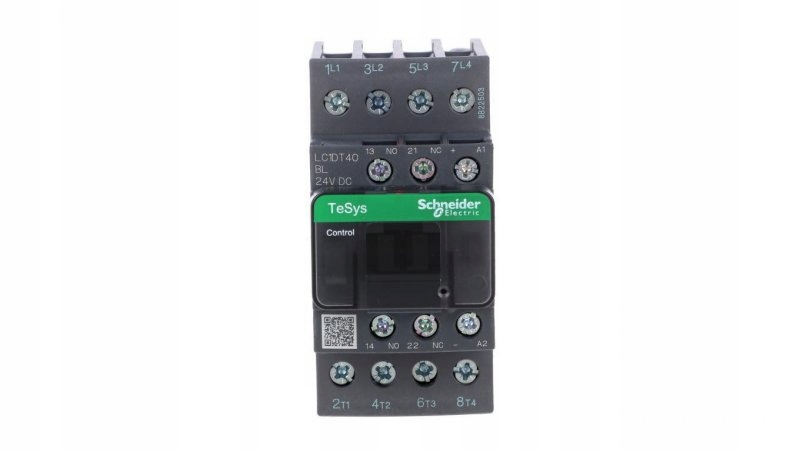 TeSys Deca Stycznik mocy 40A 4P 24V DC 1Z 1R LC1DT40BL