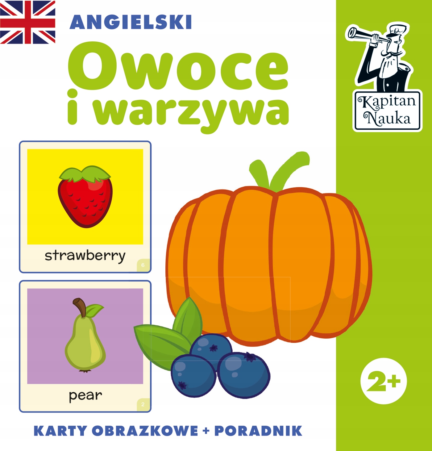 Angielski Owoce i warzywa Kapitan Nauka -tk
