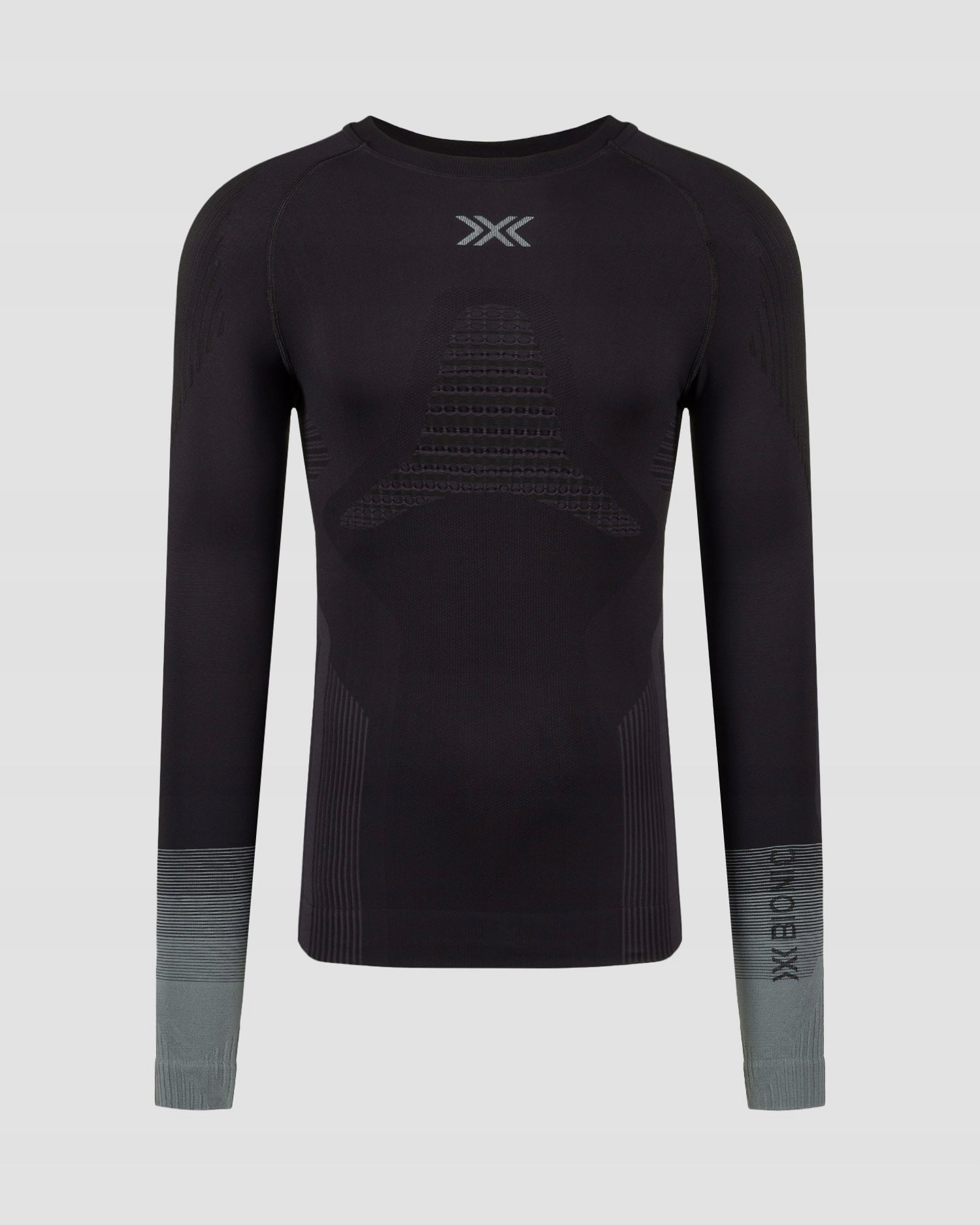 Koszulka męska X-Bionic Invent Graphics Shirt Ls Black/Dark Grey Rozm. S