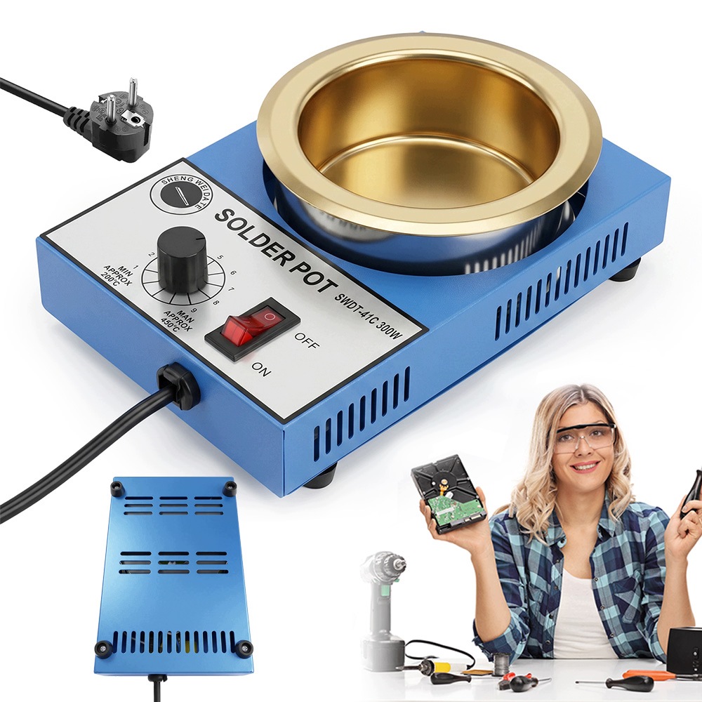Kelímek Pájecího Kelímku Pro Tavení Ohřevu Cínu 100 MM 300 W 200-450 °C