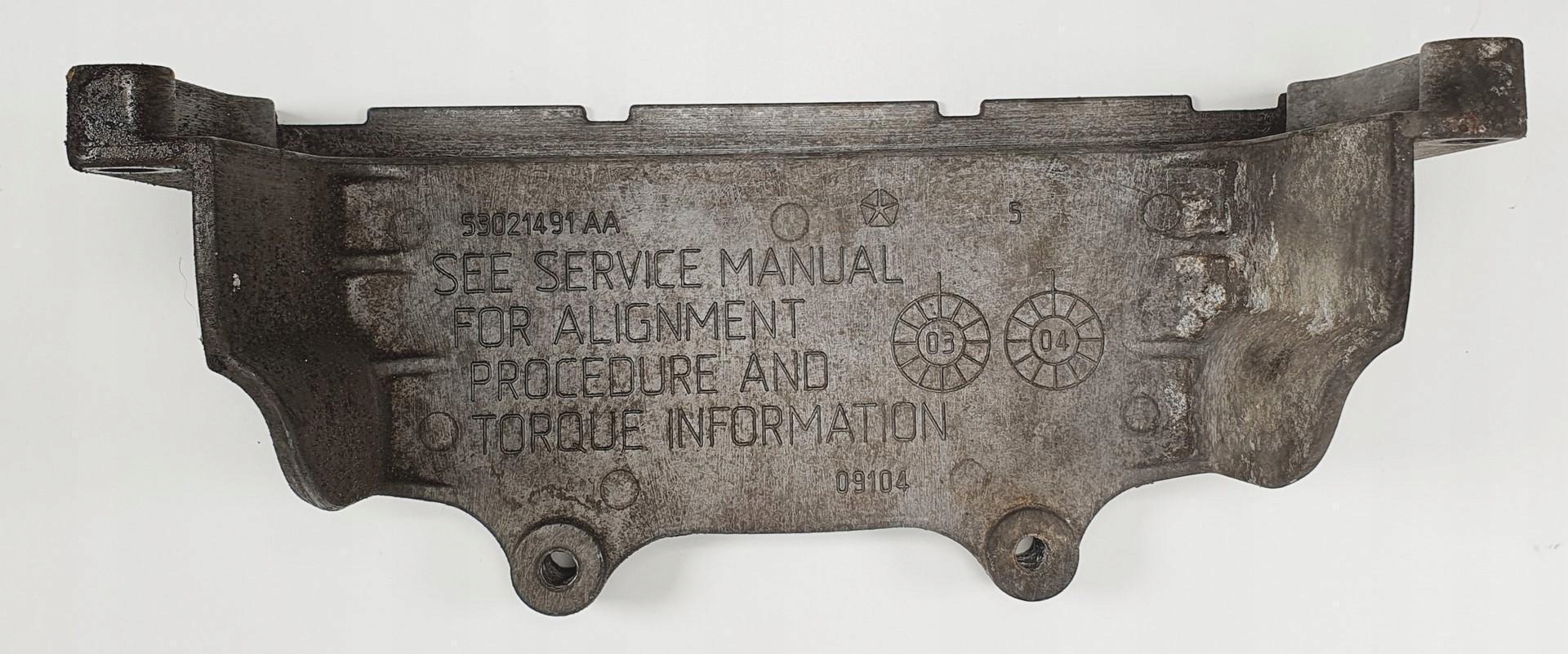 КРЫШКА КРОНШТЕЙН КРЫШКА DODGE RAM 1500 53021491AA