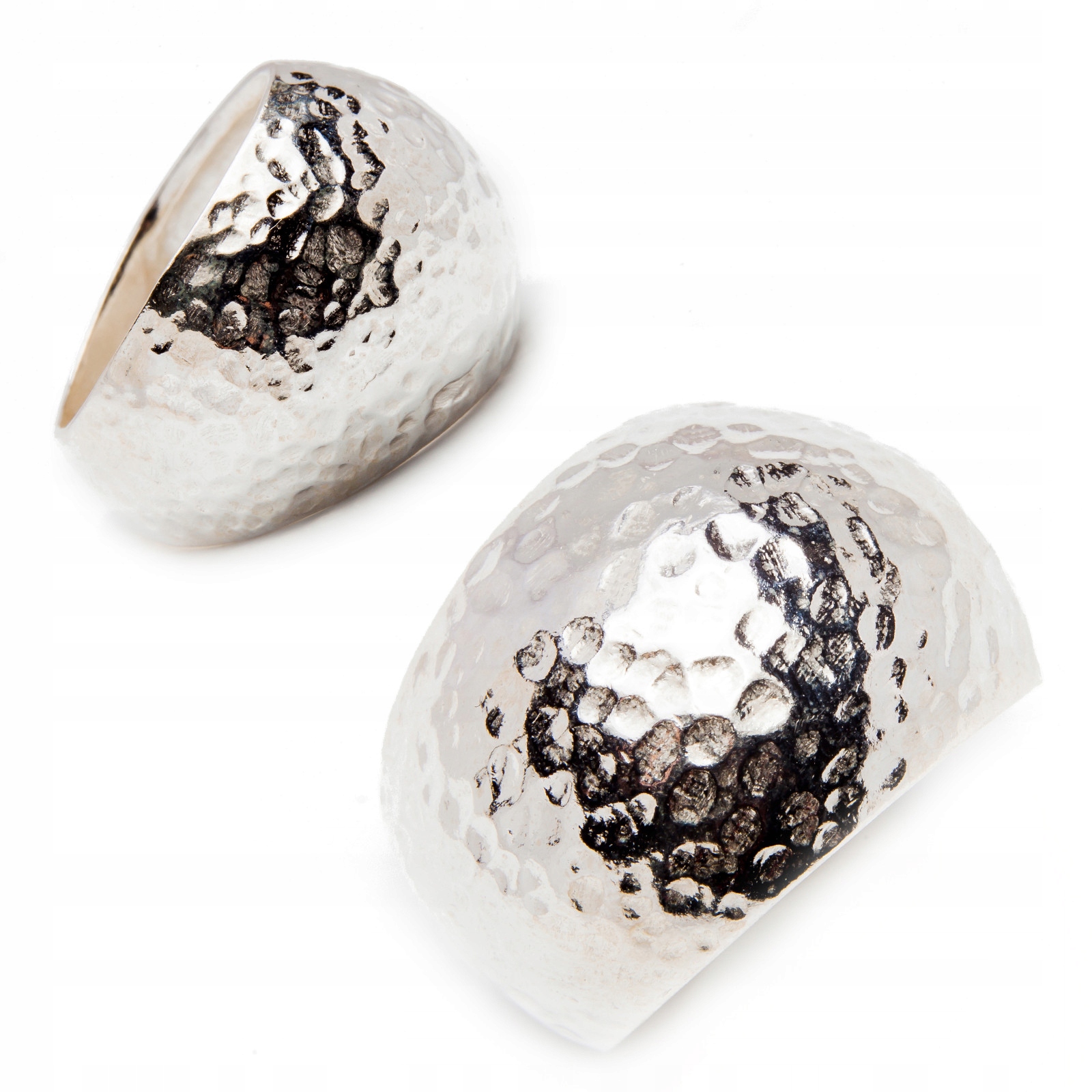 Stříbrný prstýnek 925 Lesklá mořská mušle 24