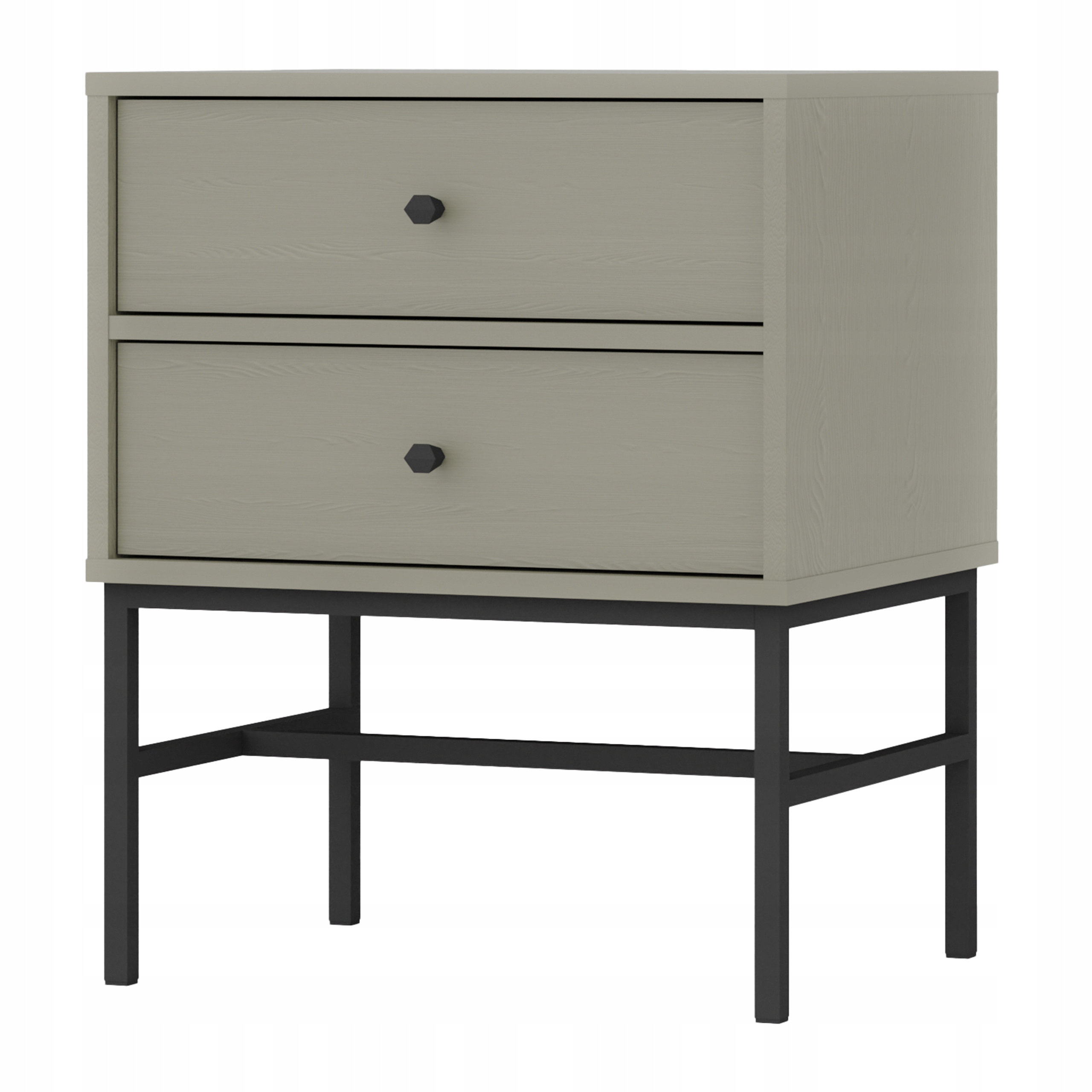 Noční Stolek Torino 51,8 cm Zásuvky Noční stolek do ložnice Eucaliptus