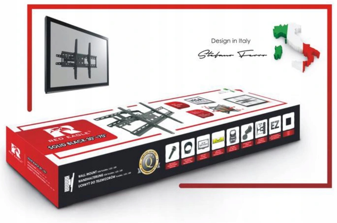 UCHWYT TV LCD WIESZAK TELEWIZORA 30"-70" Model Solid Black