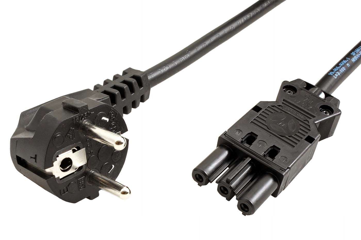 Bachmann Kabel síťový, Cee 7/7(M) GST18(F), 10m, černý (375.039)
