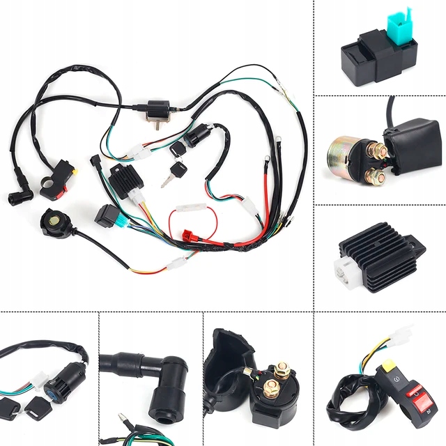 Instalacja Wiązka Kompletna Cewka Moduł 100 125 150 CC