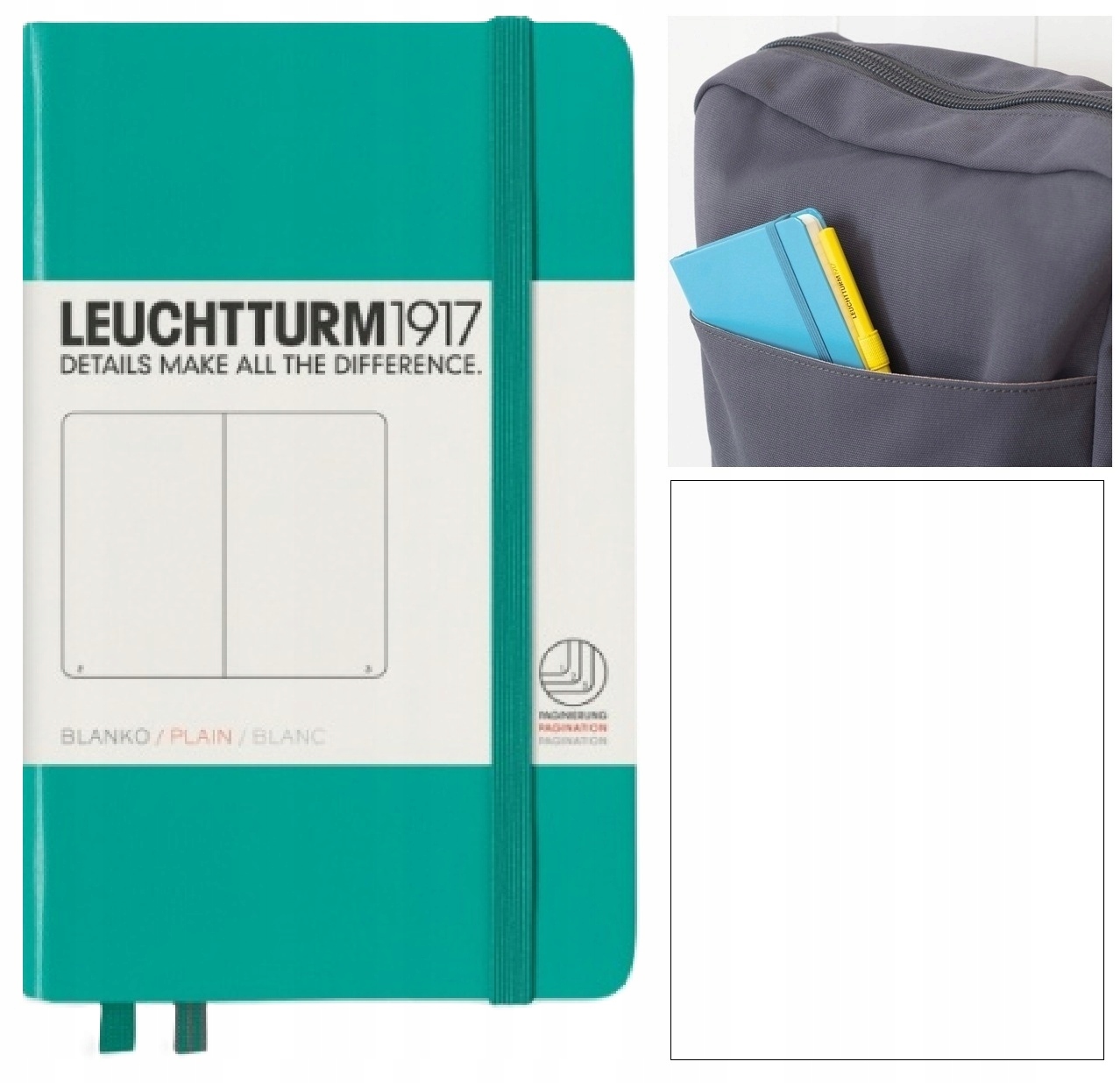 LEUCHTTURM1917 Notatnik Notes A6 szkicownik brulion gładki Lazurowy