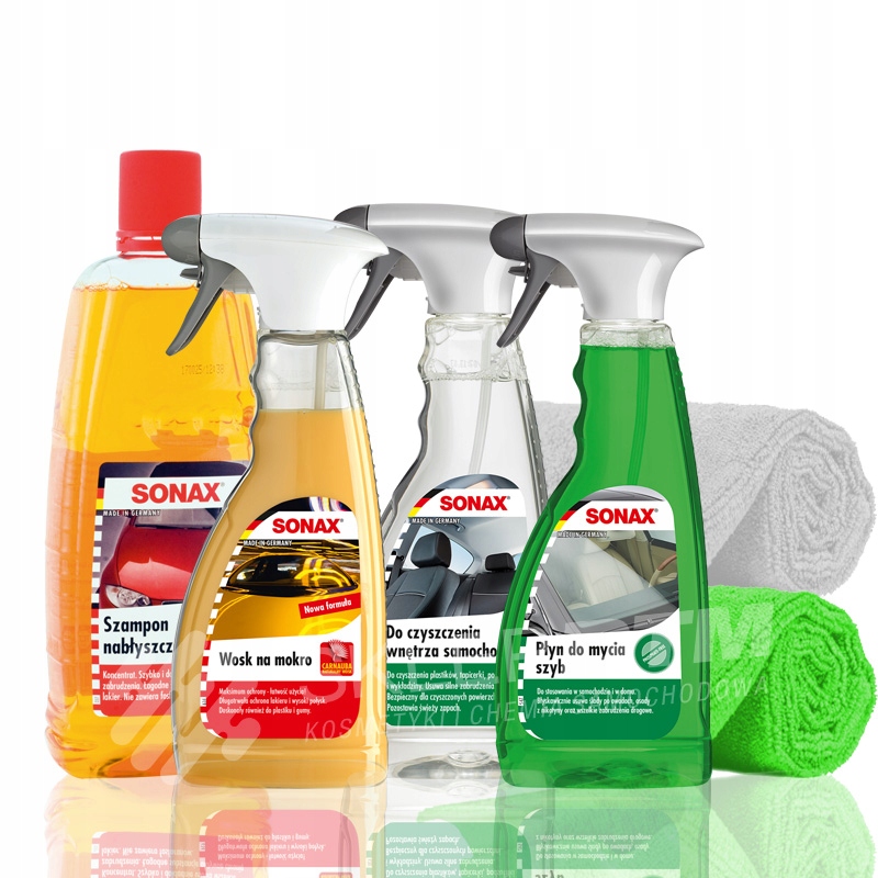 Sonax Sada Automobilové Kosmetiky+bonus