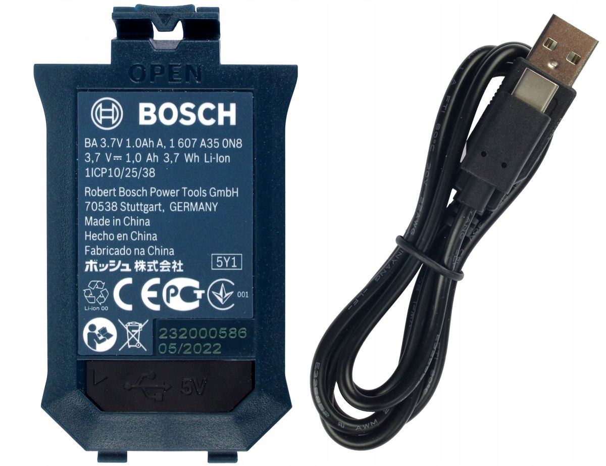 

Akumulator Ba 3,7V 1,0Ah do dalmierzy Glm Bosch