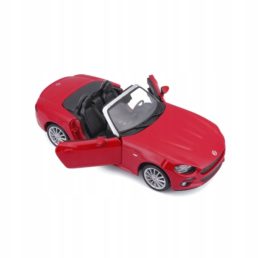 Fiat 124 Spider 1:24 model Bburago 18-21083 Wiek dziecka 3 lata +