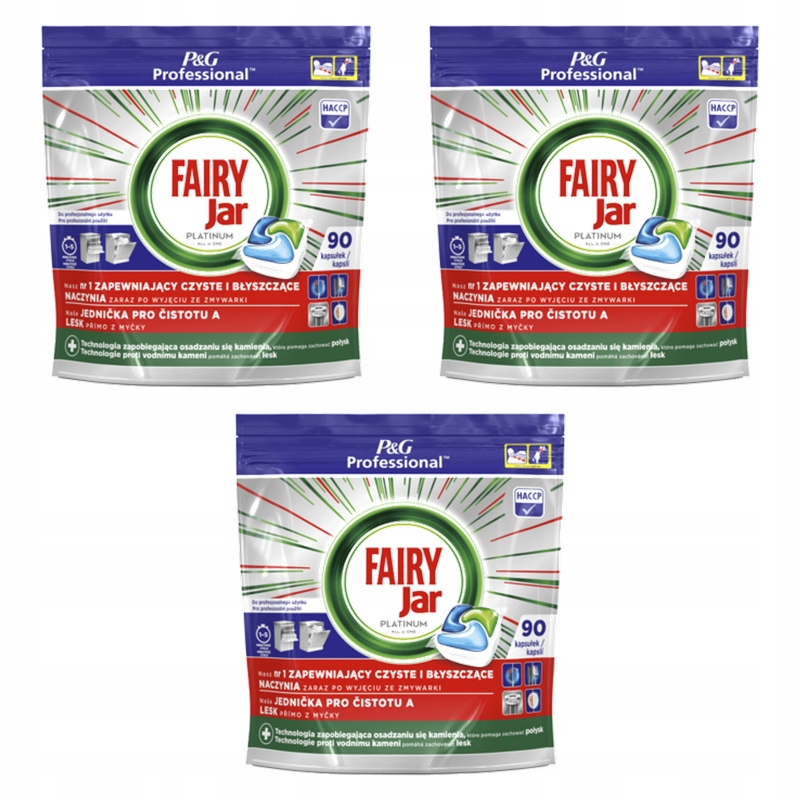 Fairy Professional Platinum 90 kapslí X3