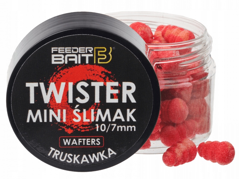 Mini Ślimak Wafters Feeder Bait Twister Truskawka
