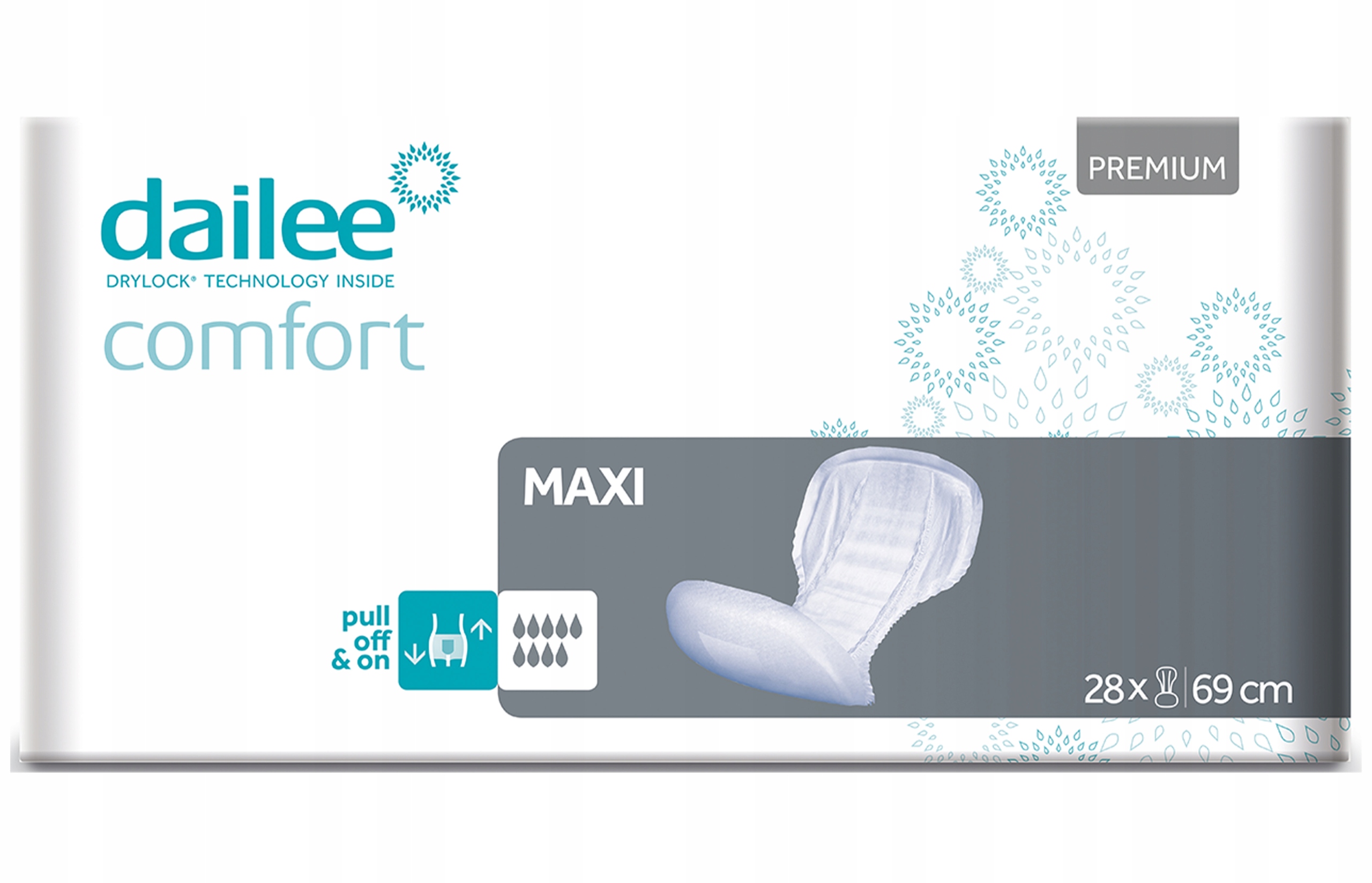 

Wkłady chłonne na noc Dailee Comfort Premium Maxi