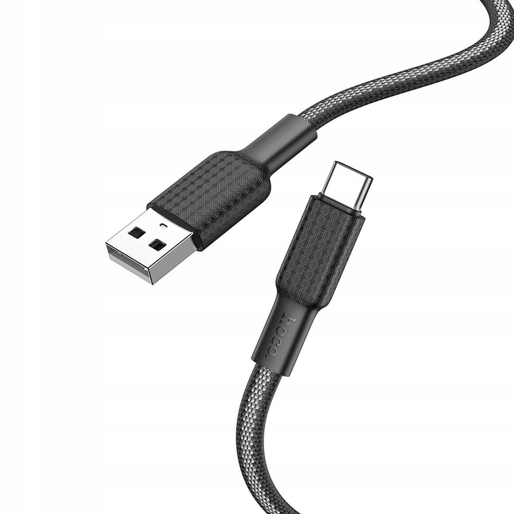 Hoco Jaeger X69 USB do USB-C 3A 1m Czarny