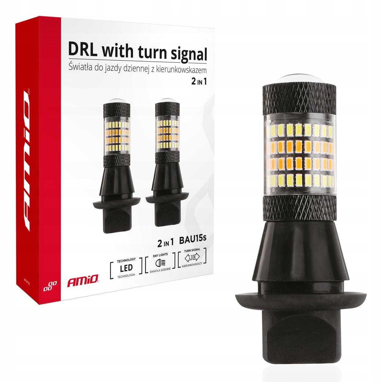 

2w1 Światła Dzienne Drl Kierunkowskazy 96x Led
