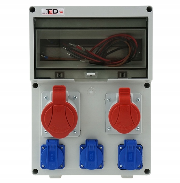 Stavební Rozvaděč 400V 16A/5P 400V 32A/5P 3 X 230V 12 M