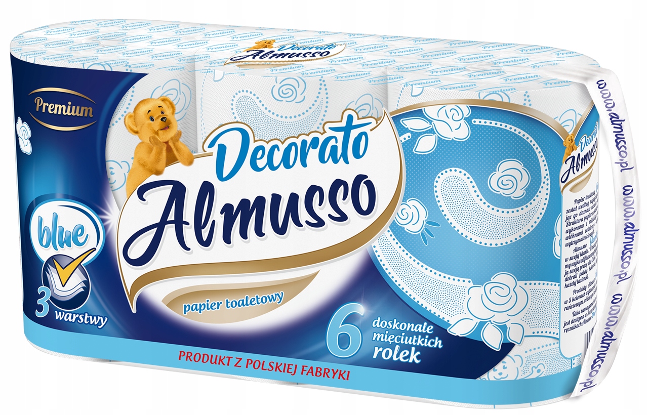 

Almusso Decorato Papier Toaletowy 3 Warstwowy A'6