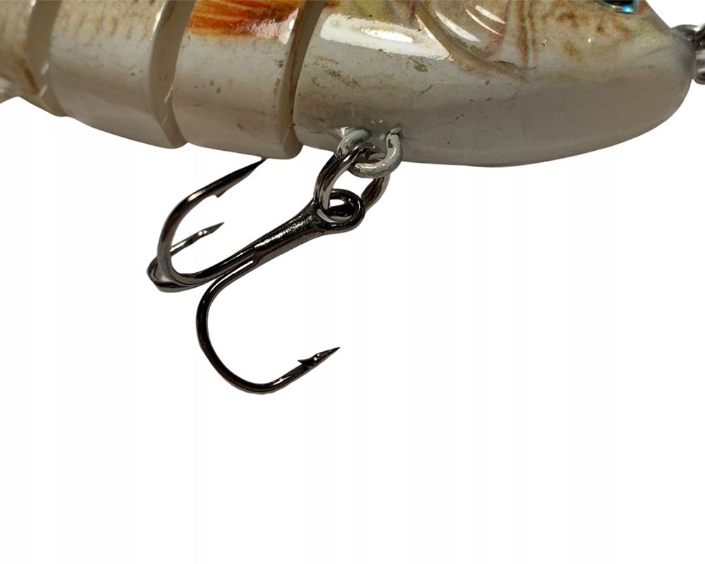 PRZYNĘTA WOBLER tonący ŁAMANY 6 segmentów SZCZUPAK Rozmiar 1