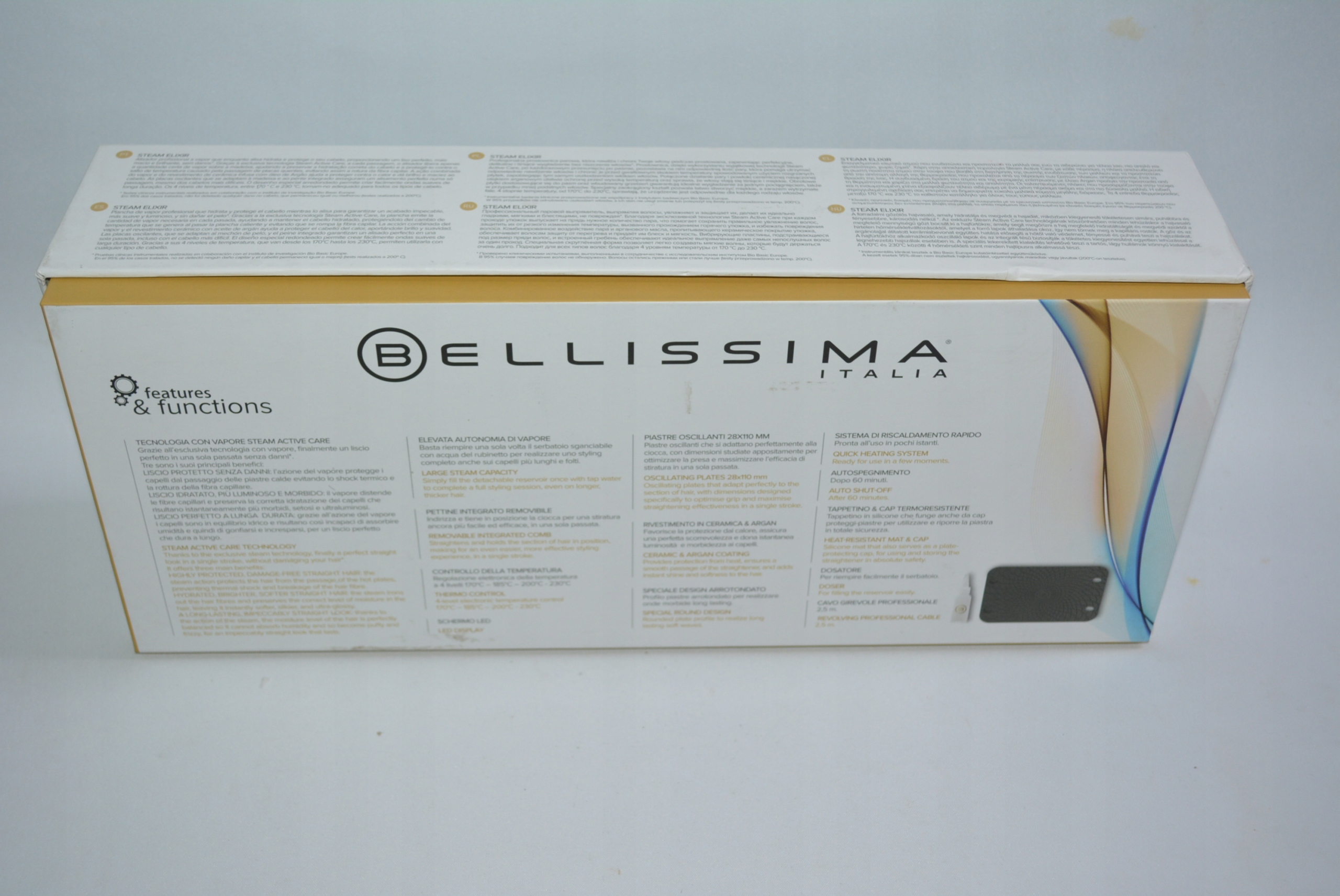 Prostownica Imetec Bellissima Steam Elixir Powłoka ceramiczna