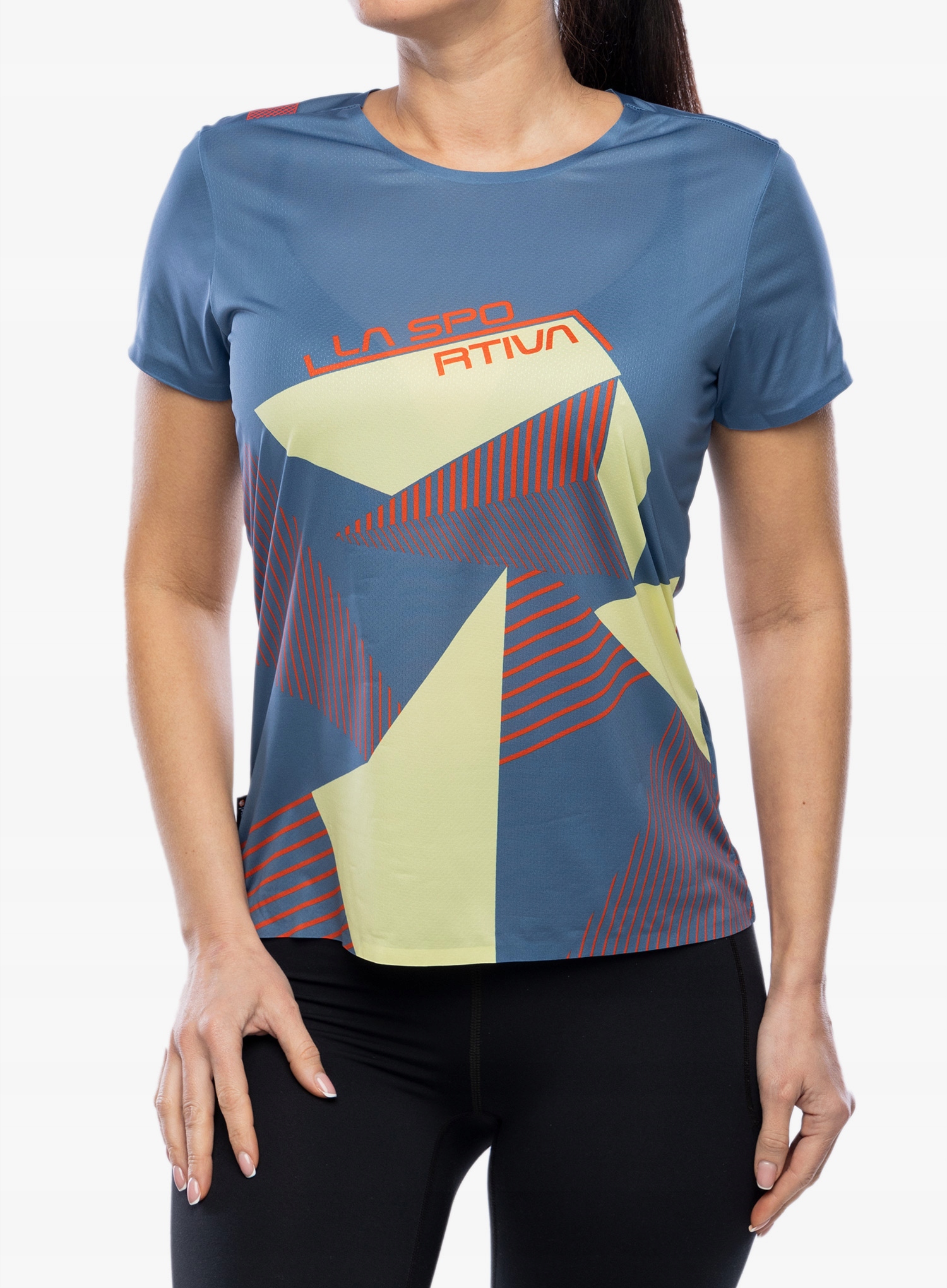 Dámské lezecké tričko La Sportiva Comp T-Shirt moonlight/sada Xs