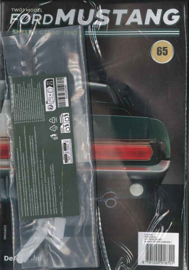 Kol. Ford Mustang Shelby GT500 nr 65