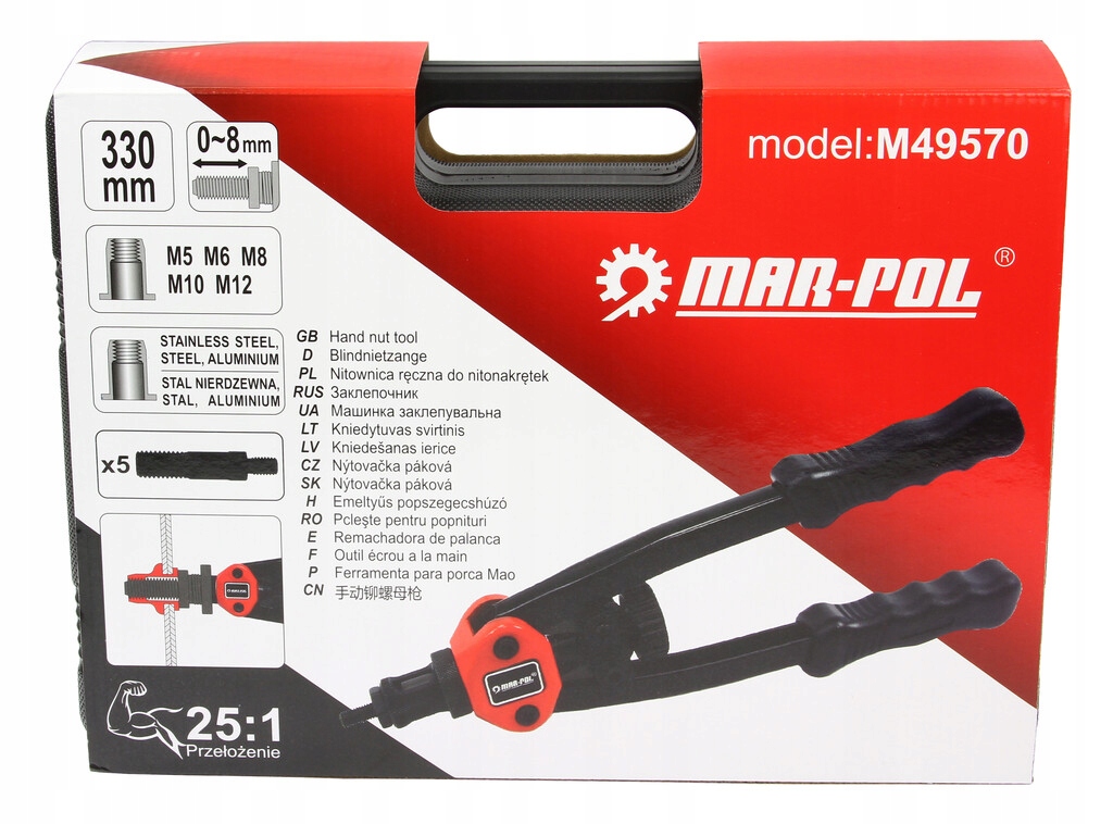 NITOWNICA DO NITONAKRĘTEK + NITY M5-M12 ZESTAW Kod producenta M49570