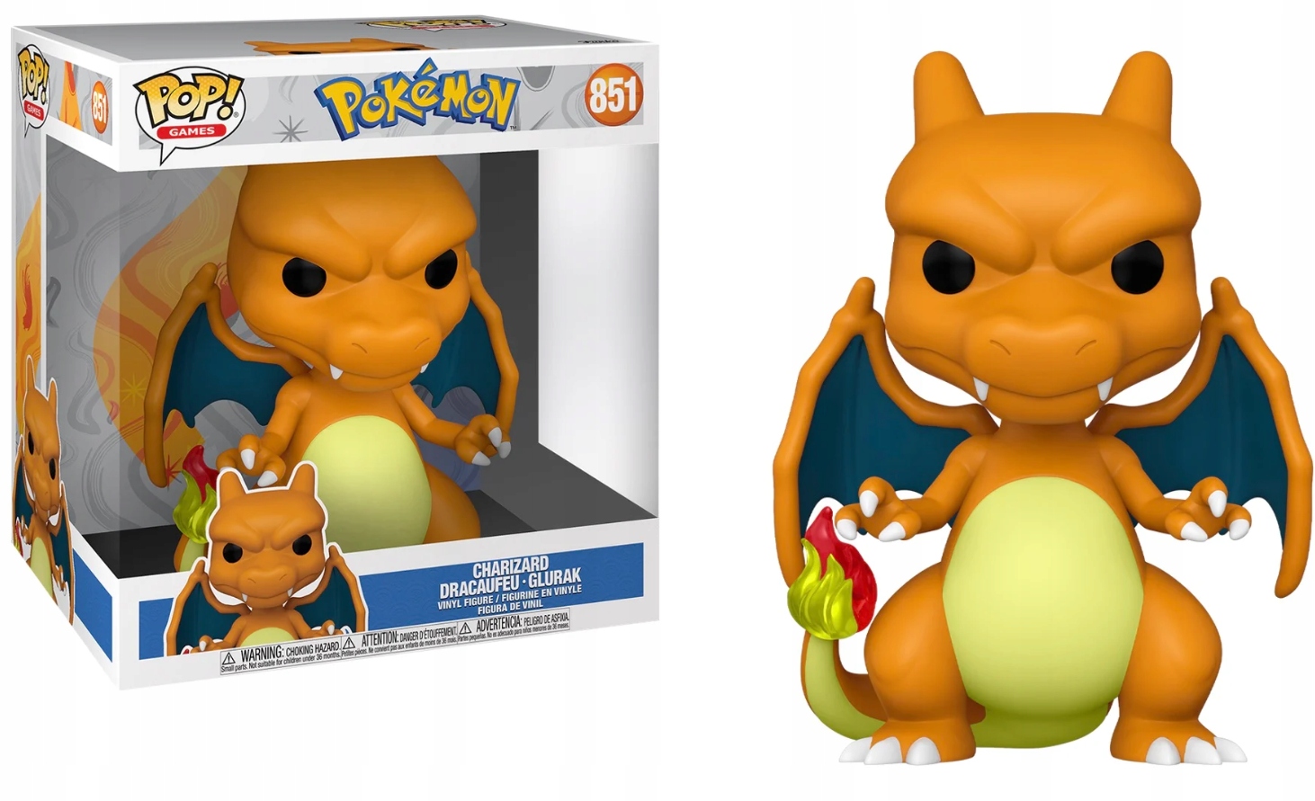 Funko Pop! Pokémon Sized Jumbo Charizard (emea) 25 cm
