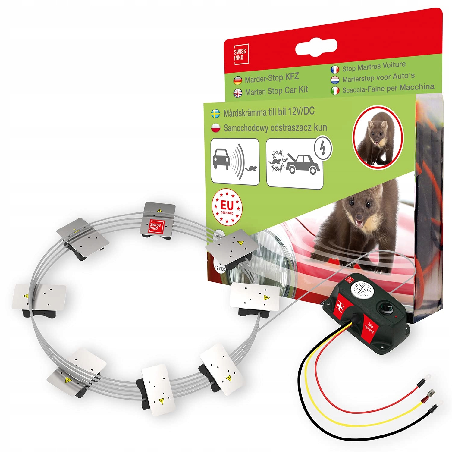 SWISSINNO odstraszacz kun ultradźwiękowy