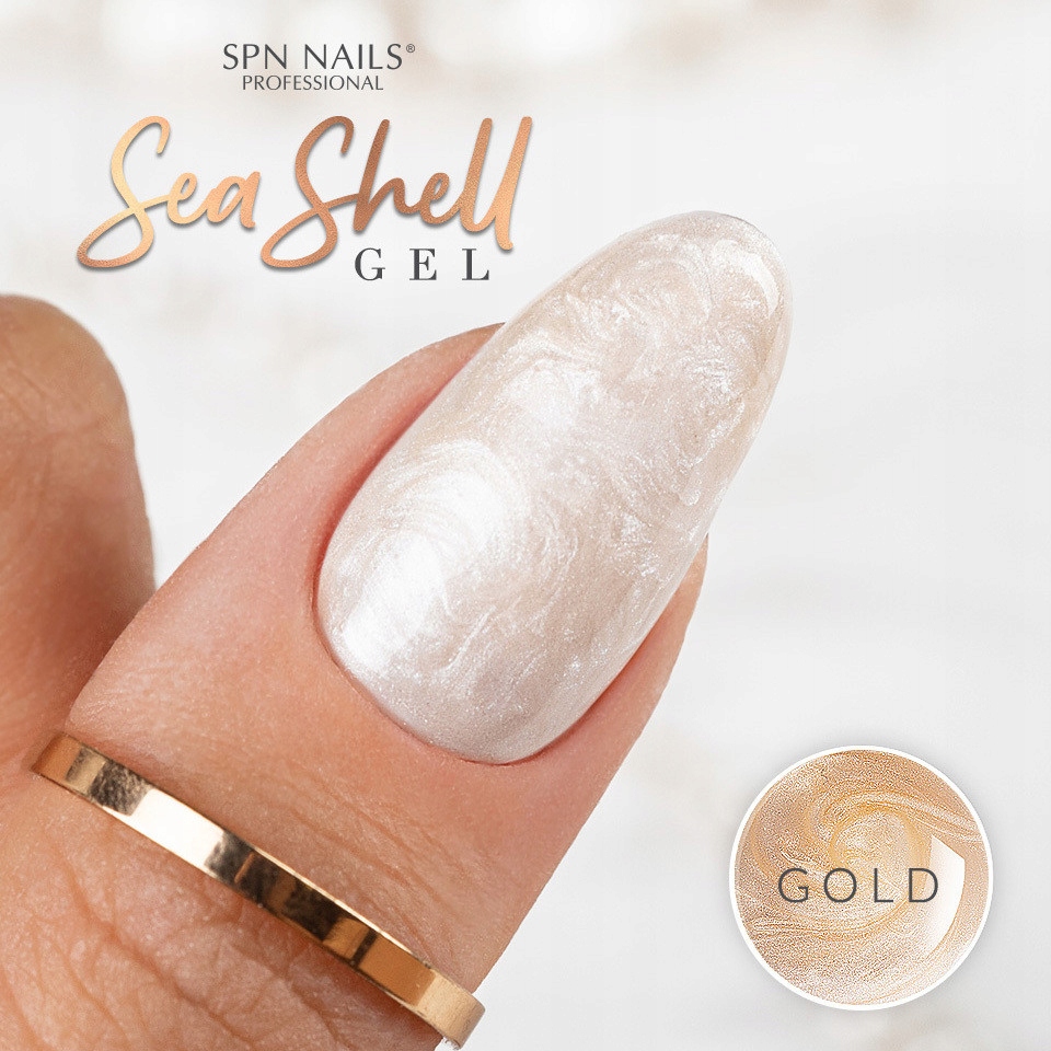 

Żel do zdobień SeaShell Gel Gold 5g Spn Nails