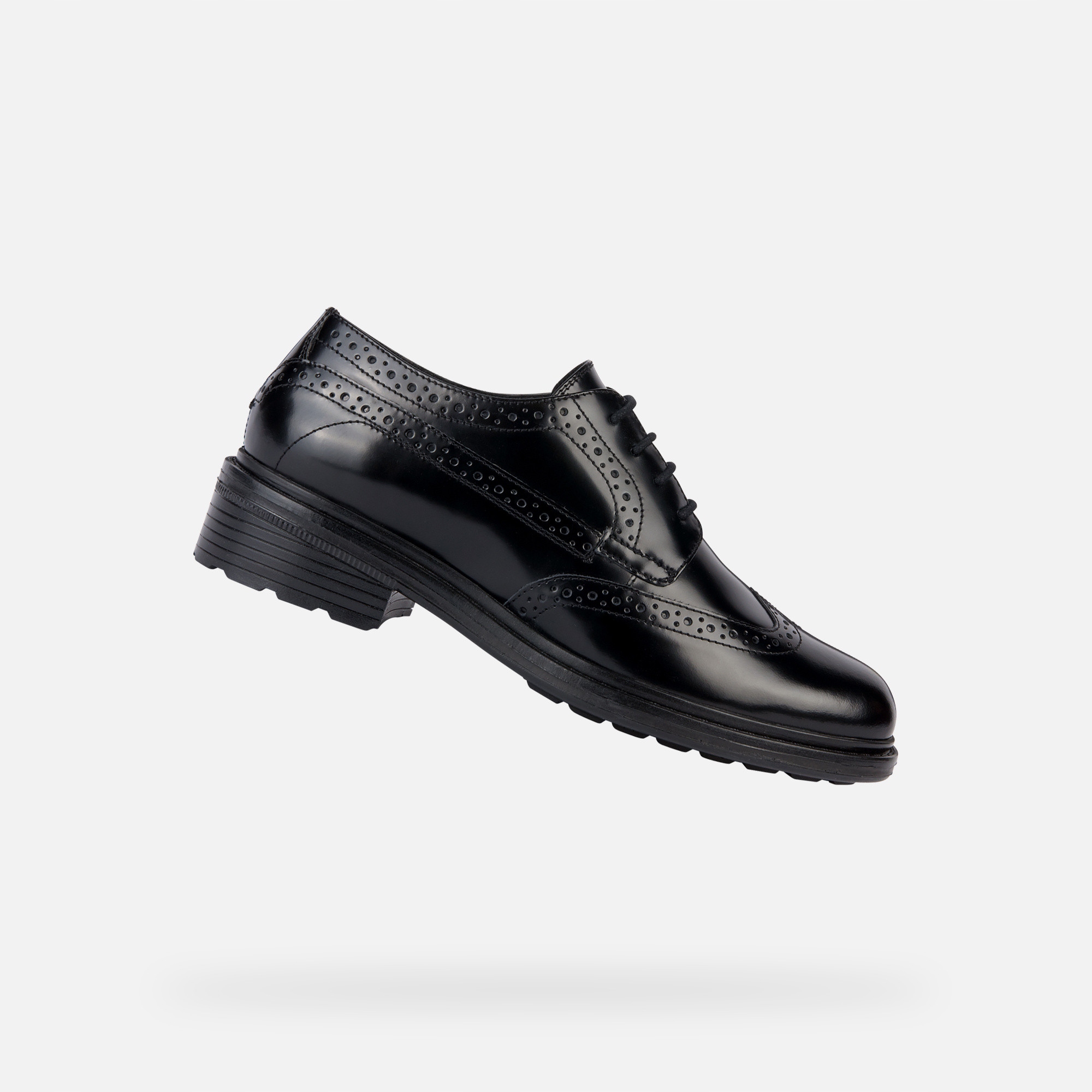 Geox Černé dámské polobotky Geox Walk Pleasure