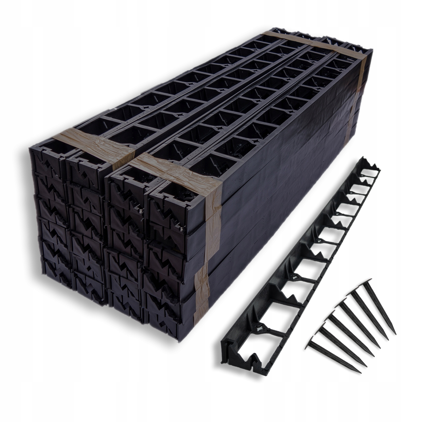 

Obrzeże Trawnikowe Ogrodowe 50m+ Kotwy 160szt H45