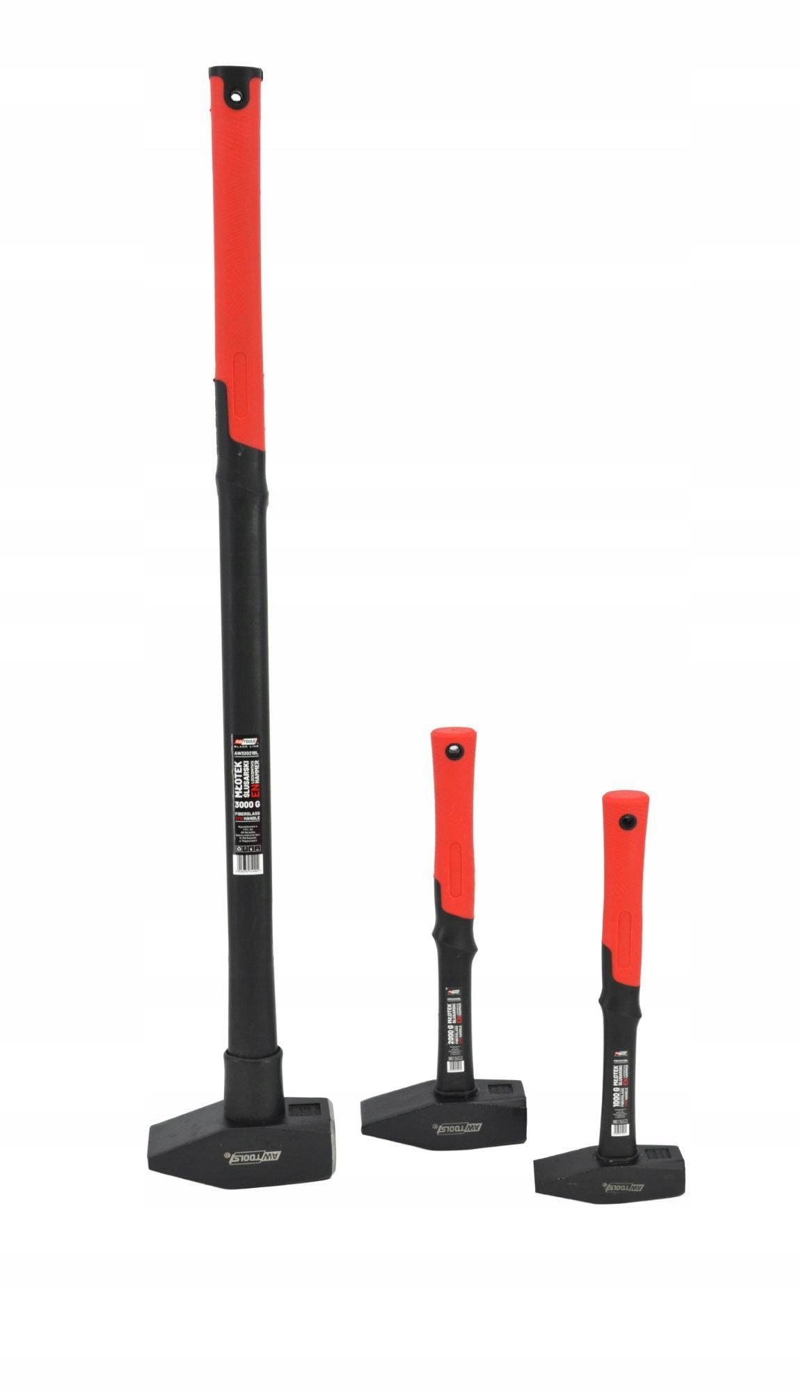 Młotek ślusarski 5,0 kg włókno BLACK AWTOOLS