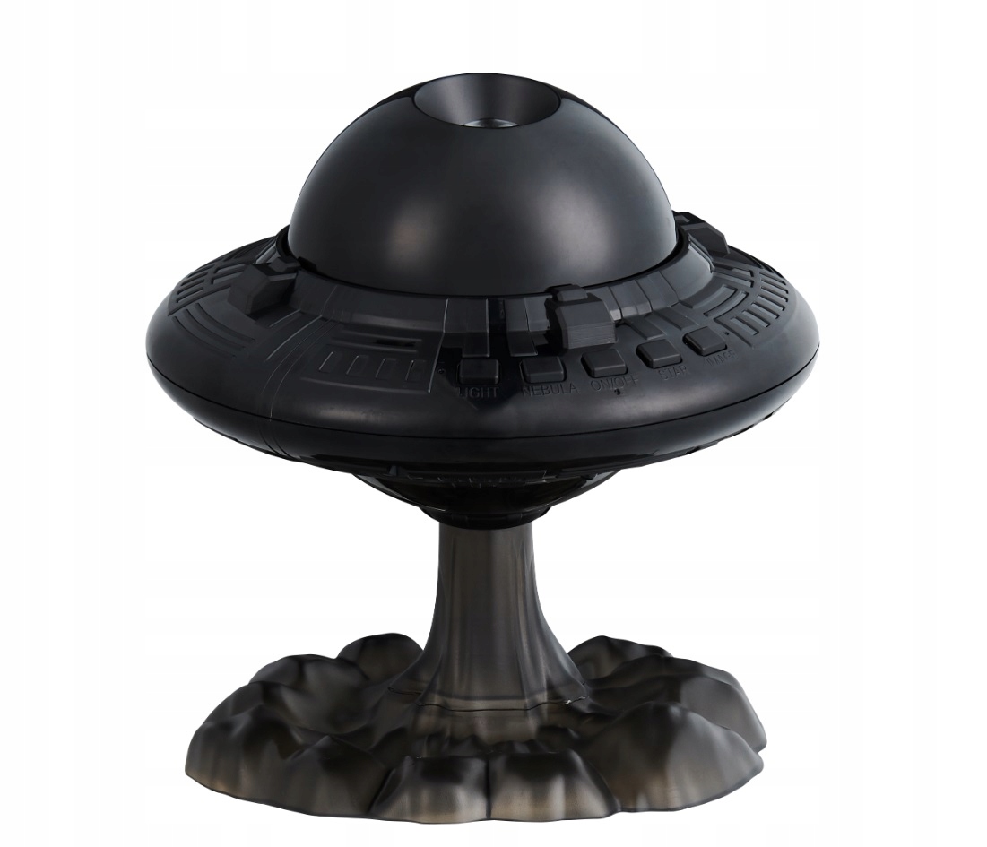 Projektor Ufo Led černý s dálkovým ovládáním Stolní lampa Projektor Noční Oblohy