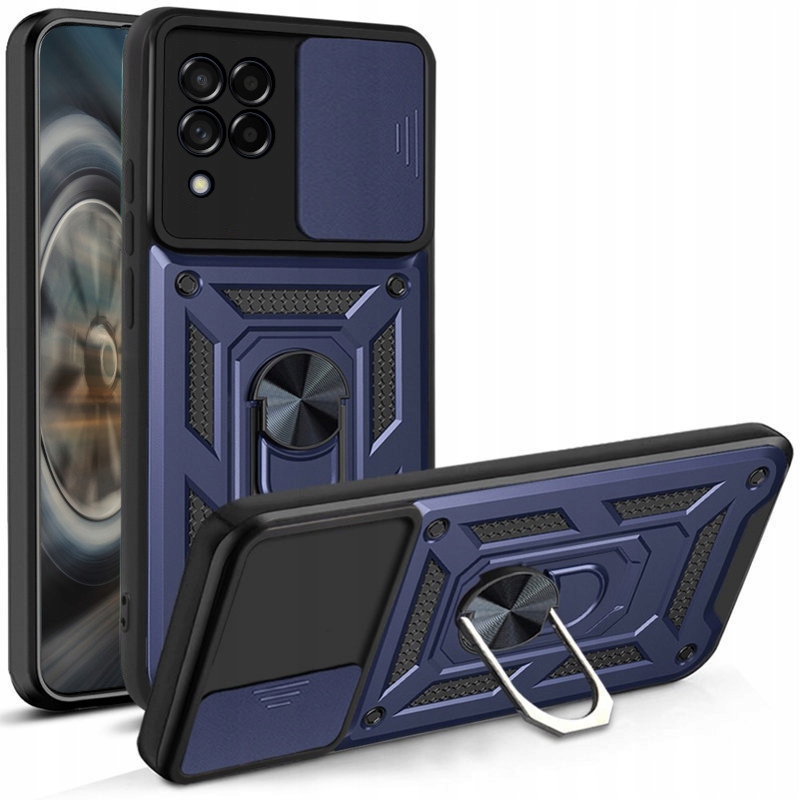 

Etui Pancerne Slide Ring Do Samsung M33 5G Szkło
