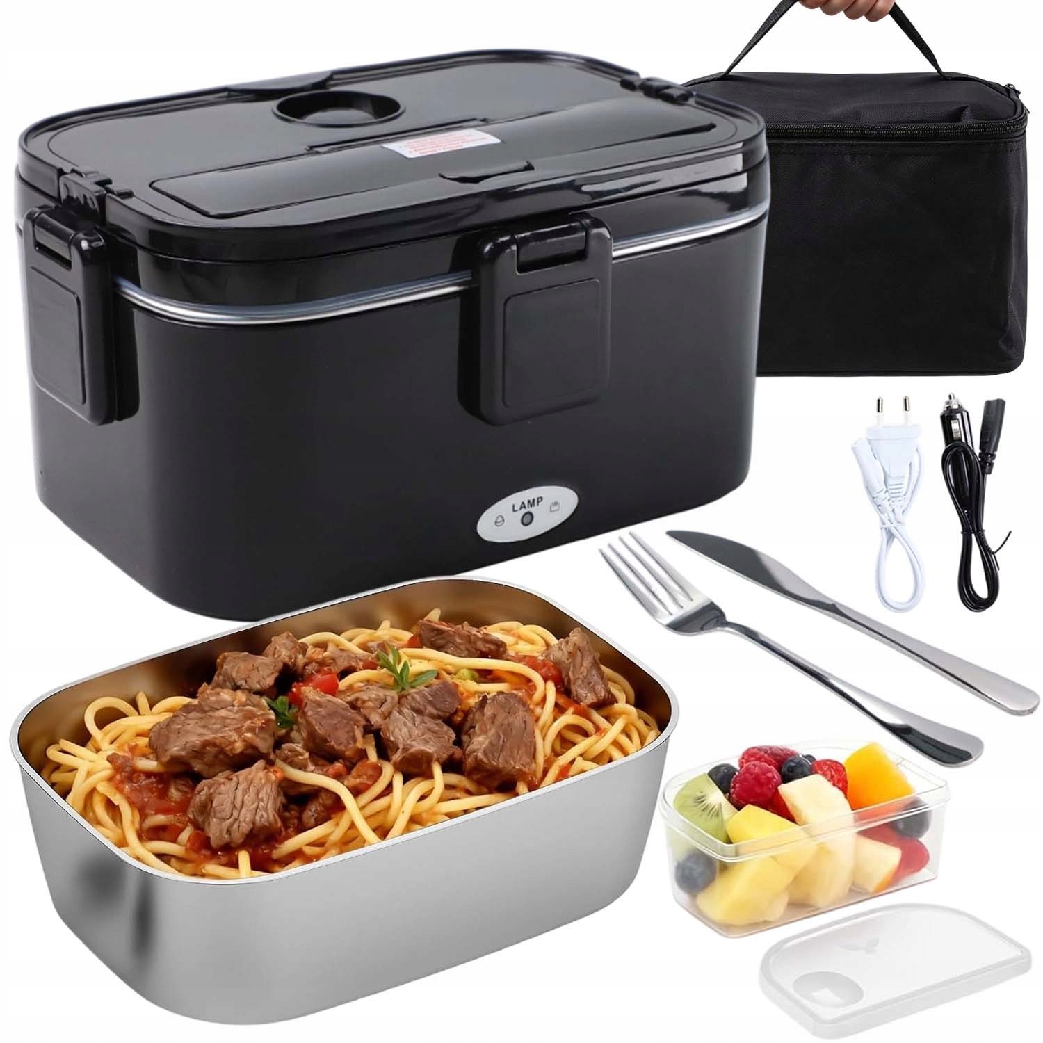 Elektrický Lunch Box Ohřívač Miska Na Oběd 1,8L Termo Taška
