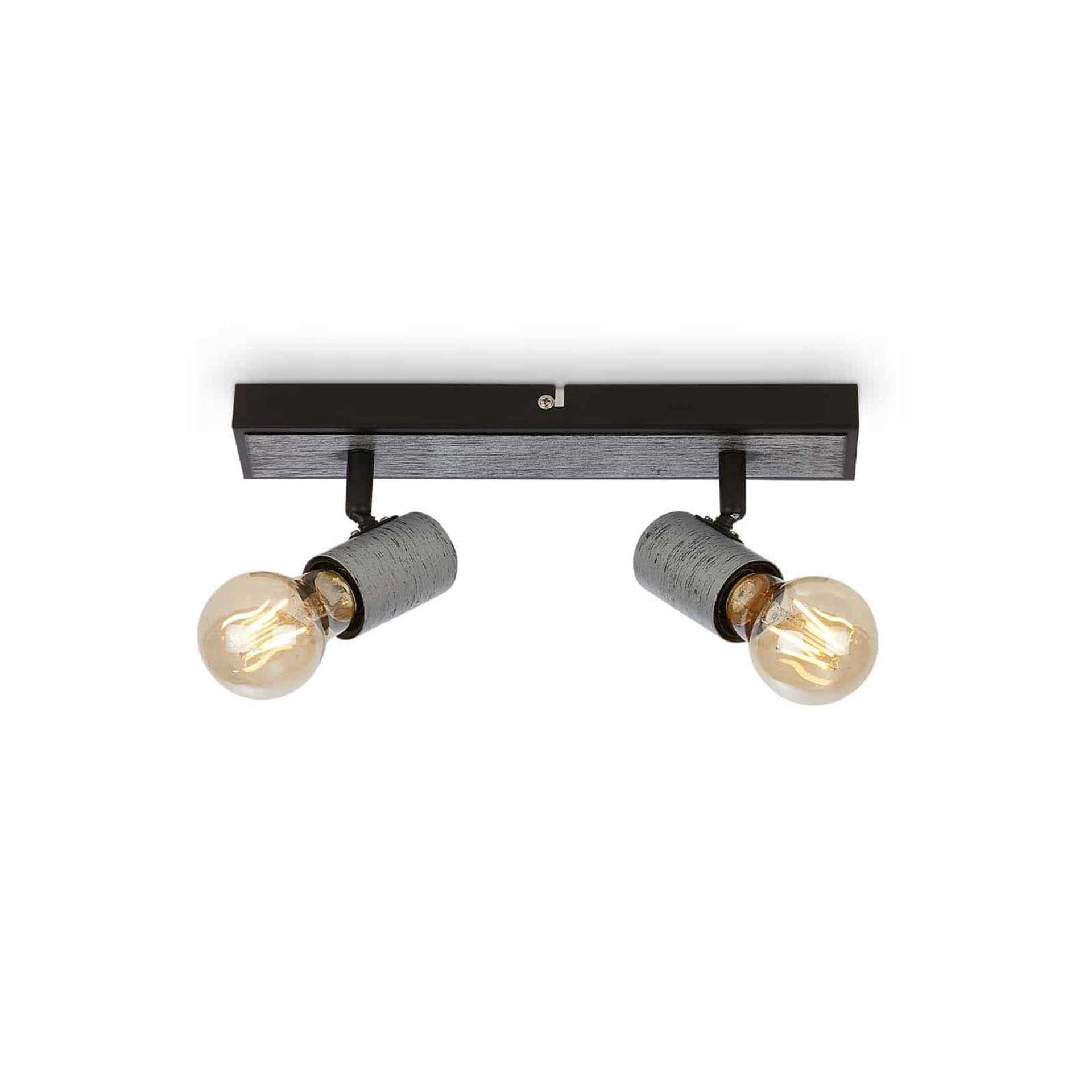 Briloner bodové svítidlo 30 cm, 2x E27, antická stříbrná, otočné hlavice