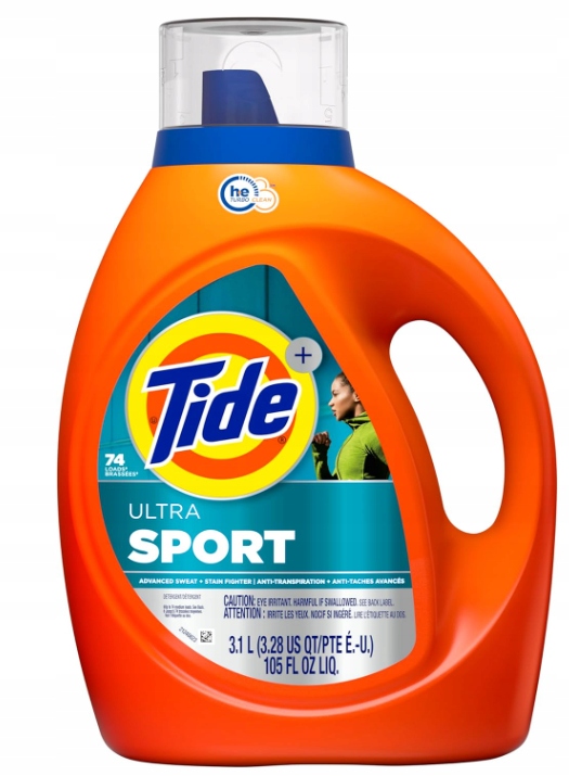 Tide Ultra Sport 3,1 l 74 praní Gel pro praní sportovního oblečení