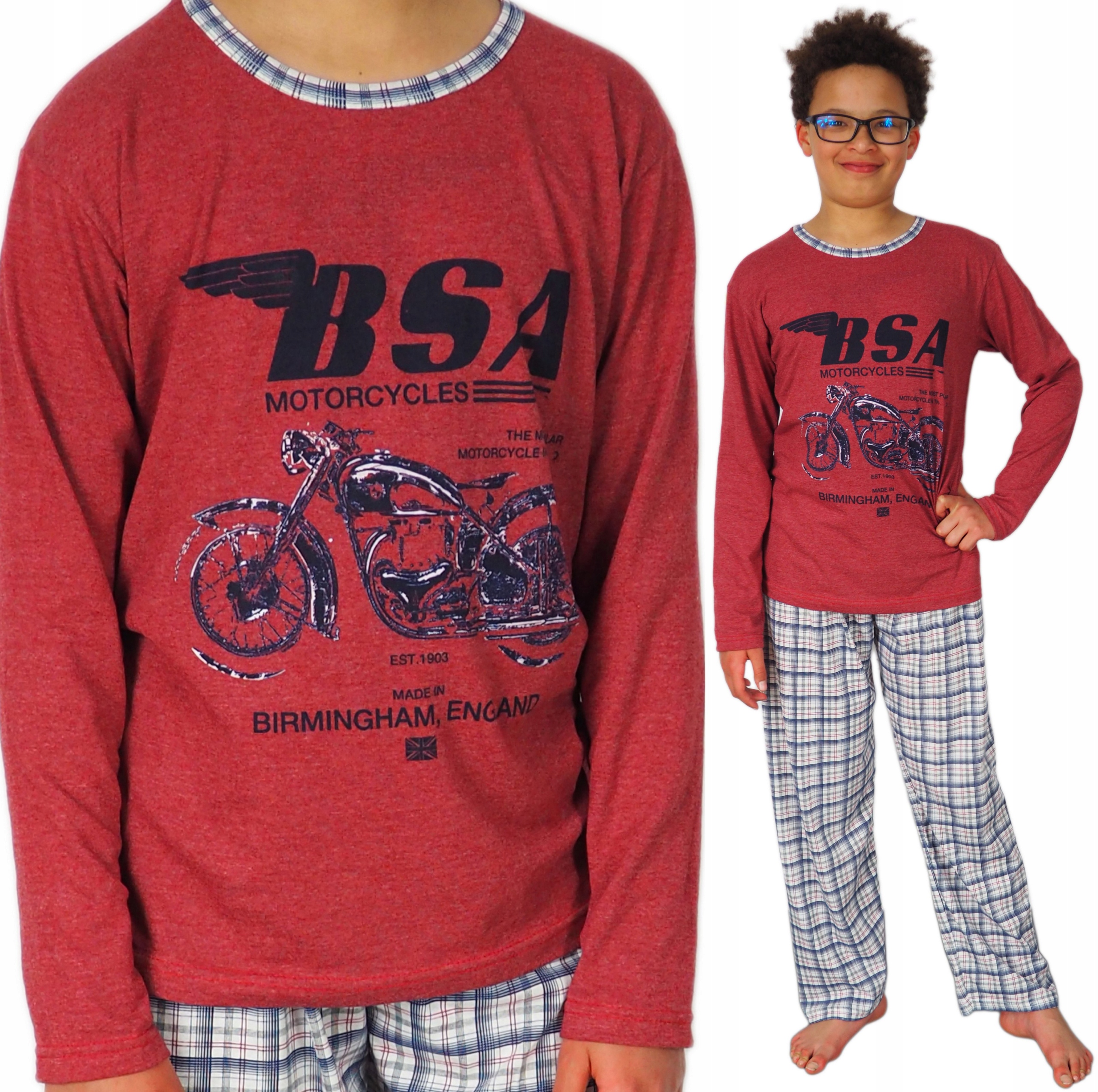 

Piżama młodzieżowa 152/158 (s) nowa Chłopak Motor