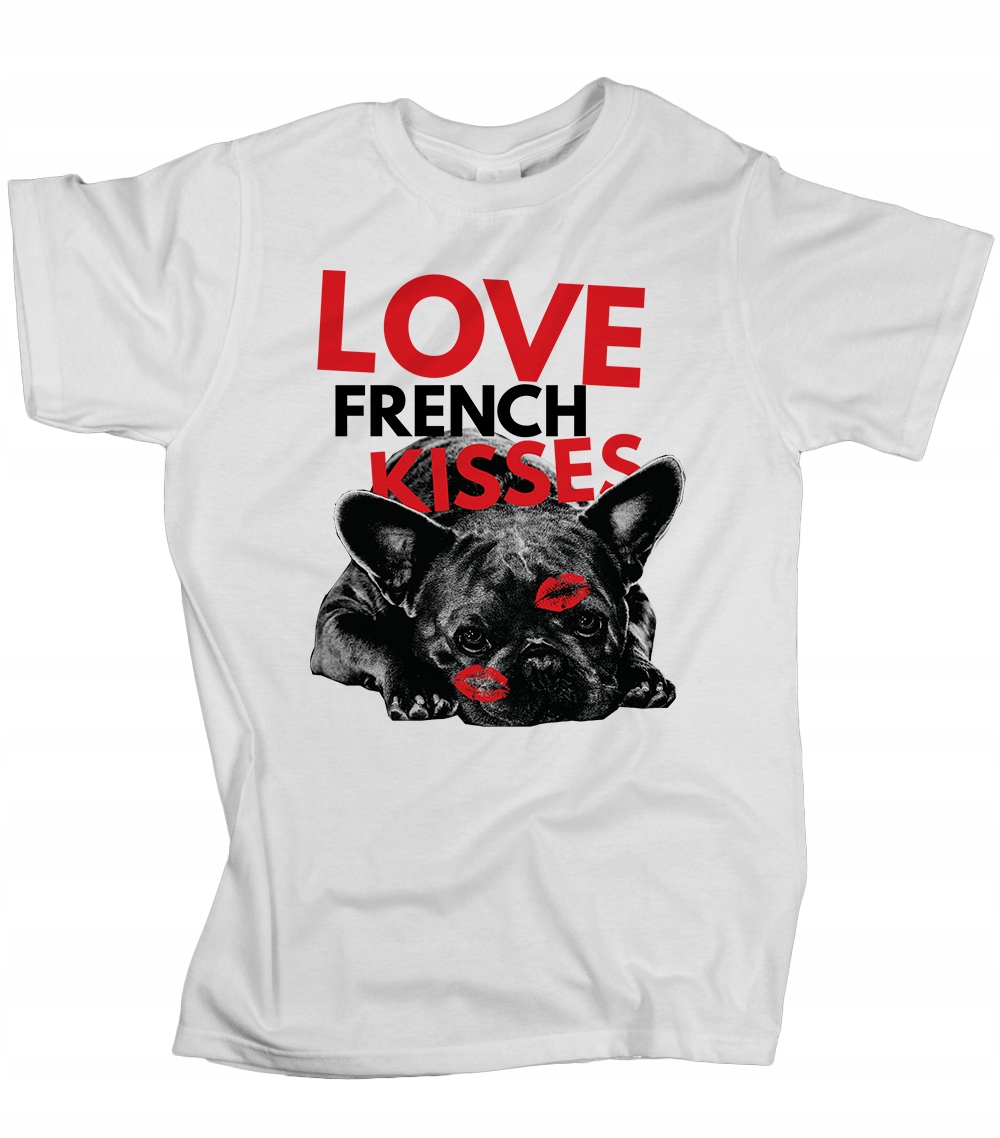 

Koszulka męska Love french kisses 4XL
