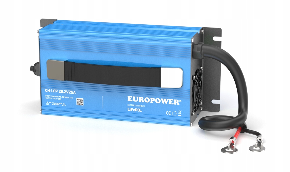 Ładowarka Prostownik Akumulatorów LiFePO4 Lfp Lit Lithium 24V 25A Europower