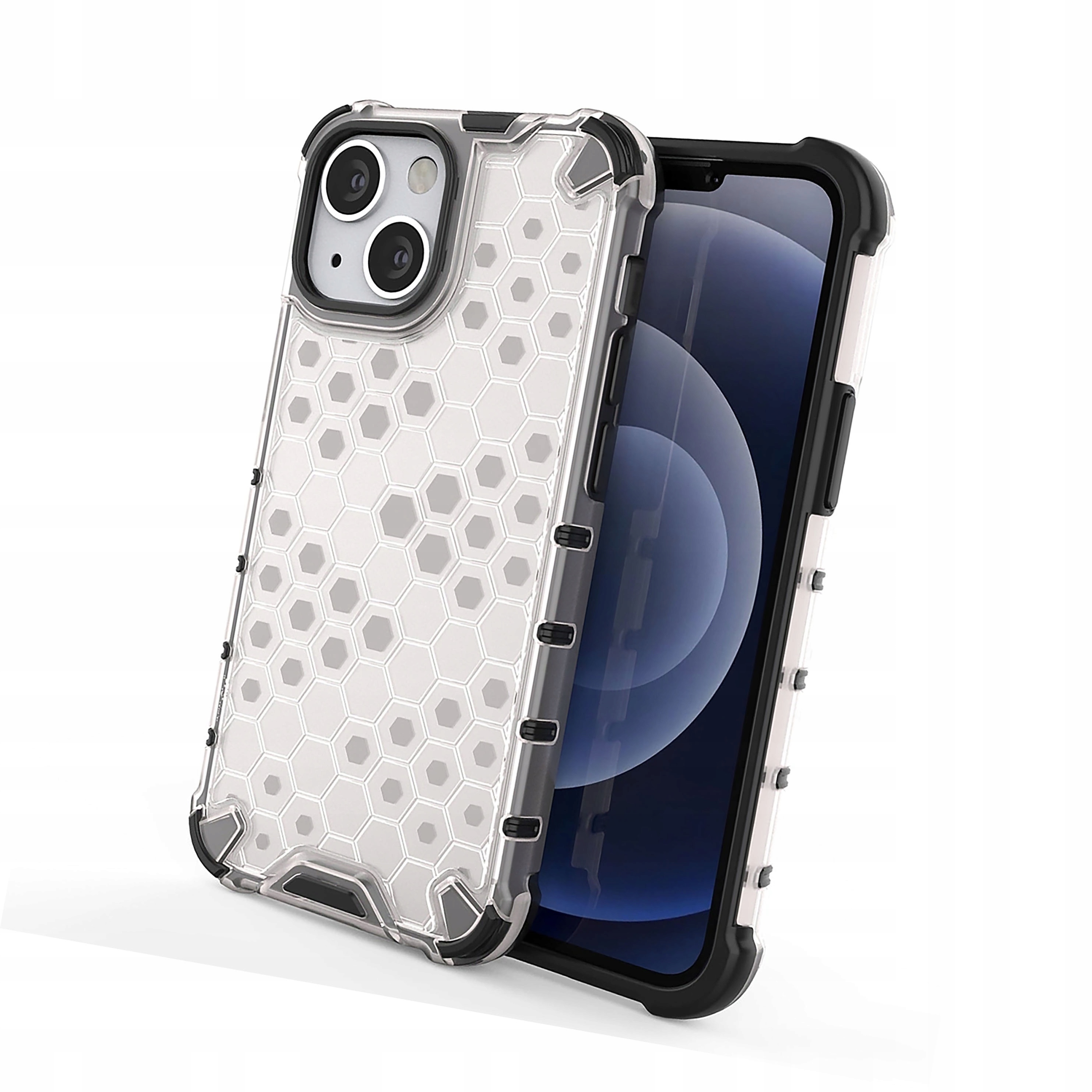 Honeycomb etui pancerny pokrowiec z żelową ramką iPhone 13 mini